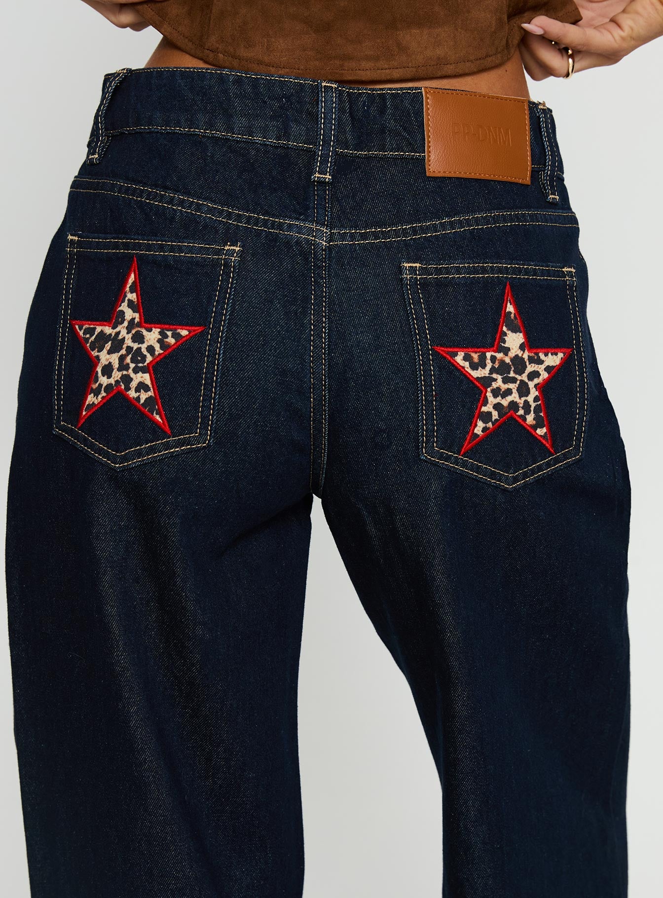 Favourite Reference Mid Rise Straight Leg Jeans Dark Indigo - Image 6