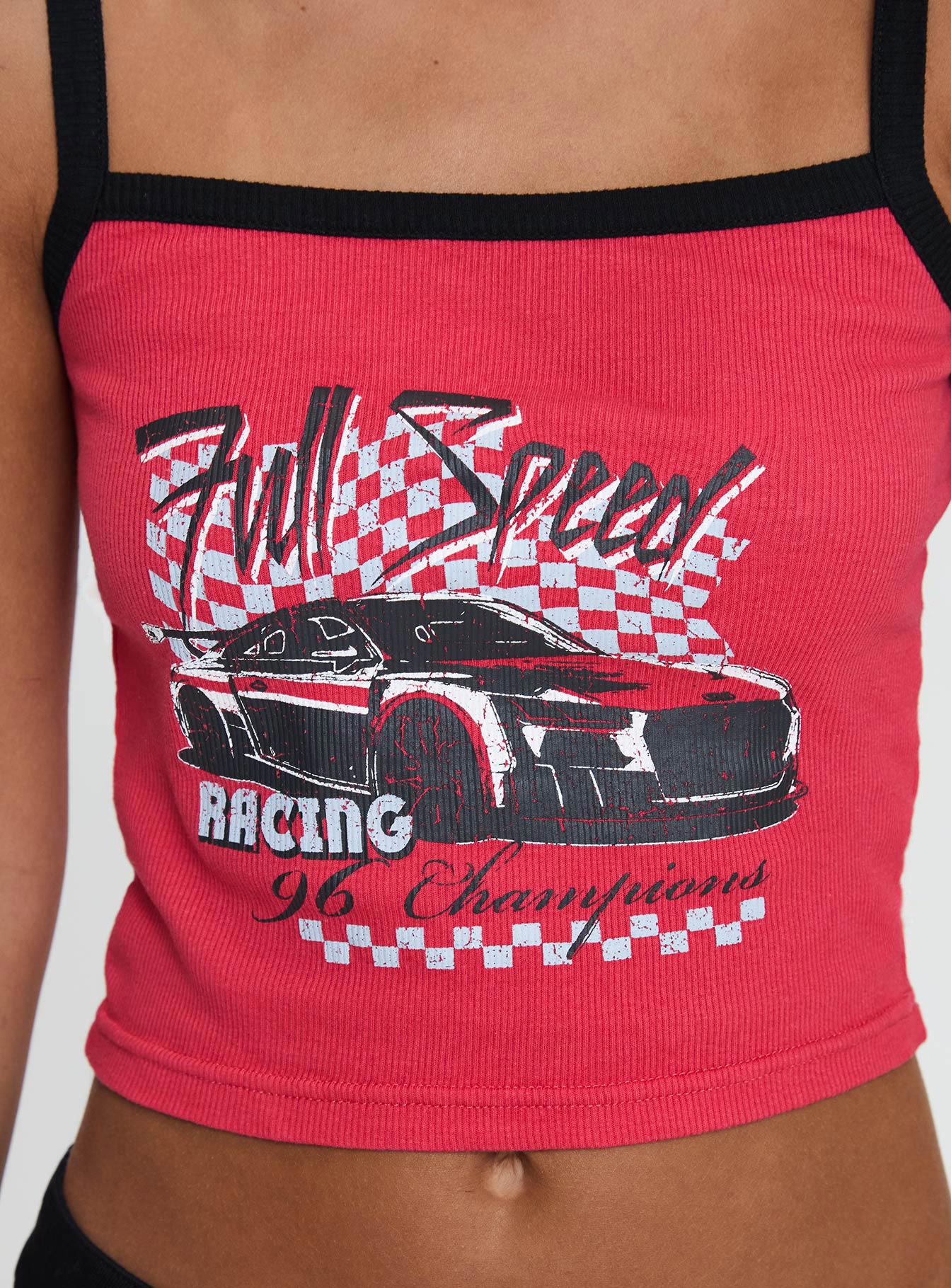 Full Speed Racing Tank Top Red - Image 6
