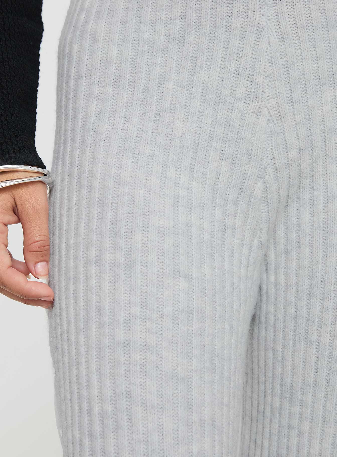 Templa Knit Pants Grey Marle - Image 5