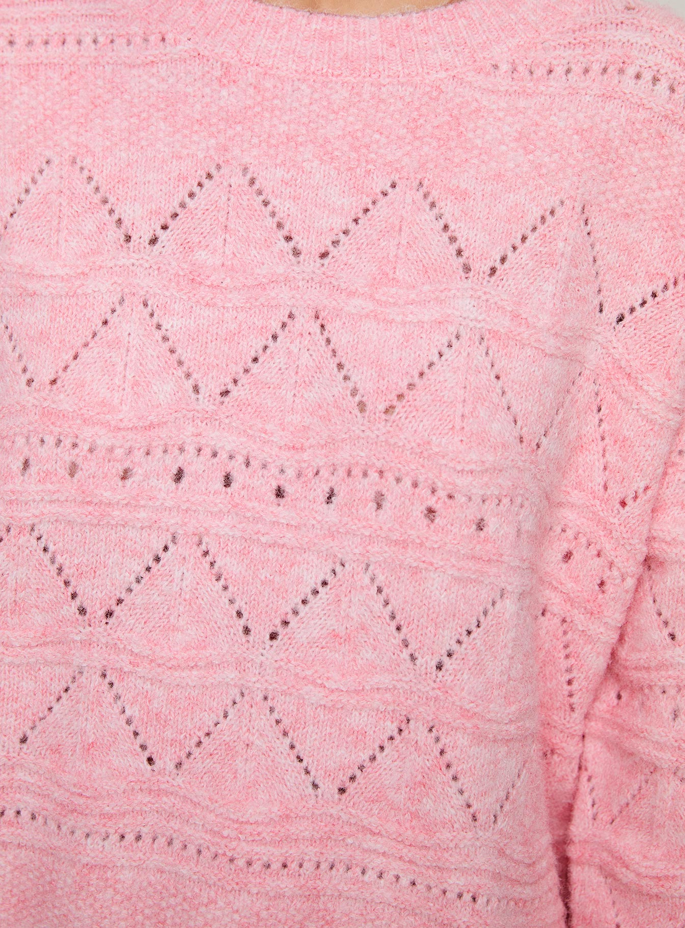 Pierce Pointelle Sweater Blush - Image 5