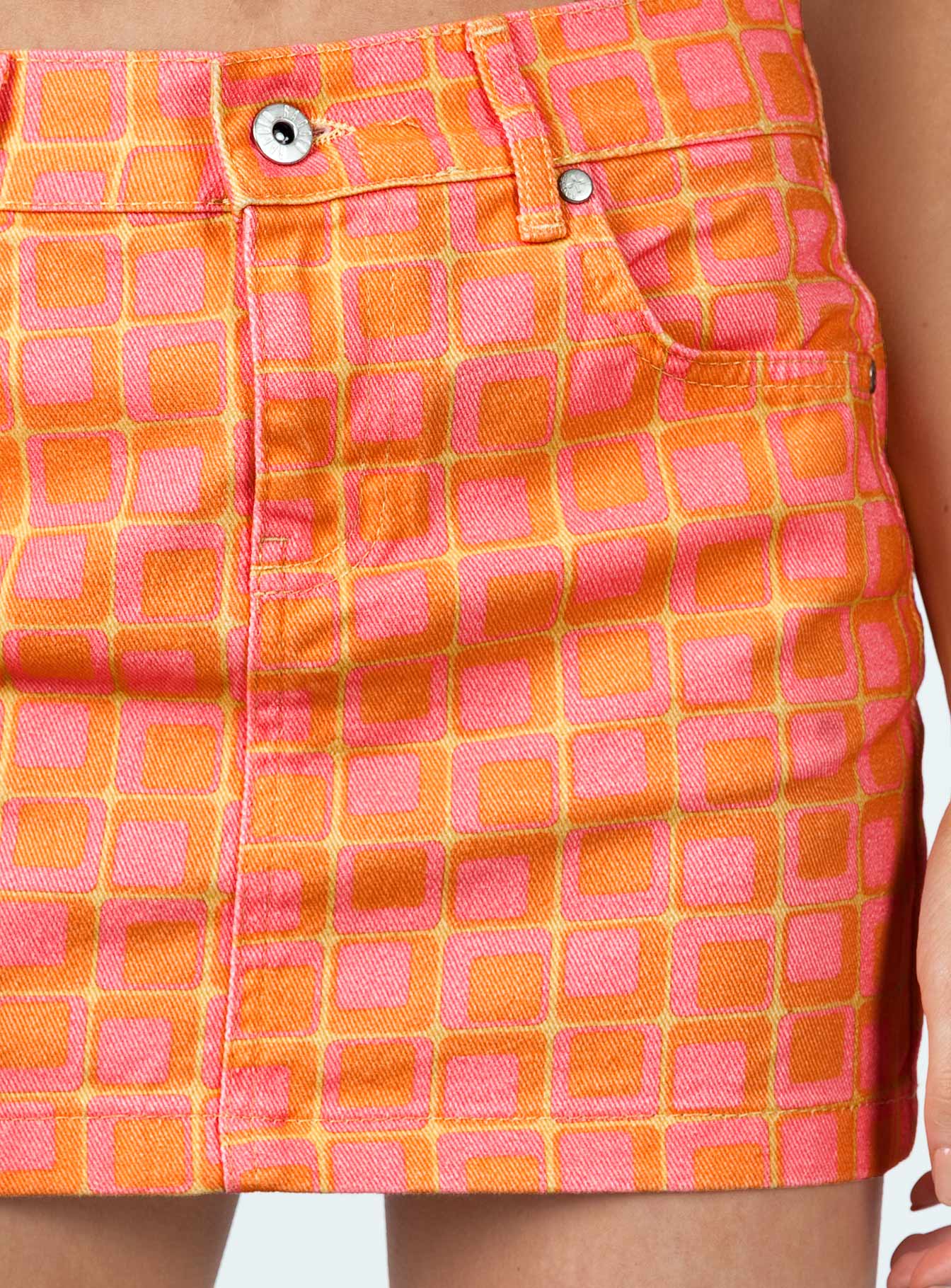 The Ragged Priest Doll Mini Skirt Orange - Image 6