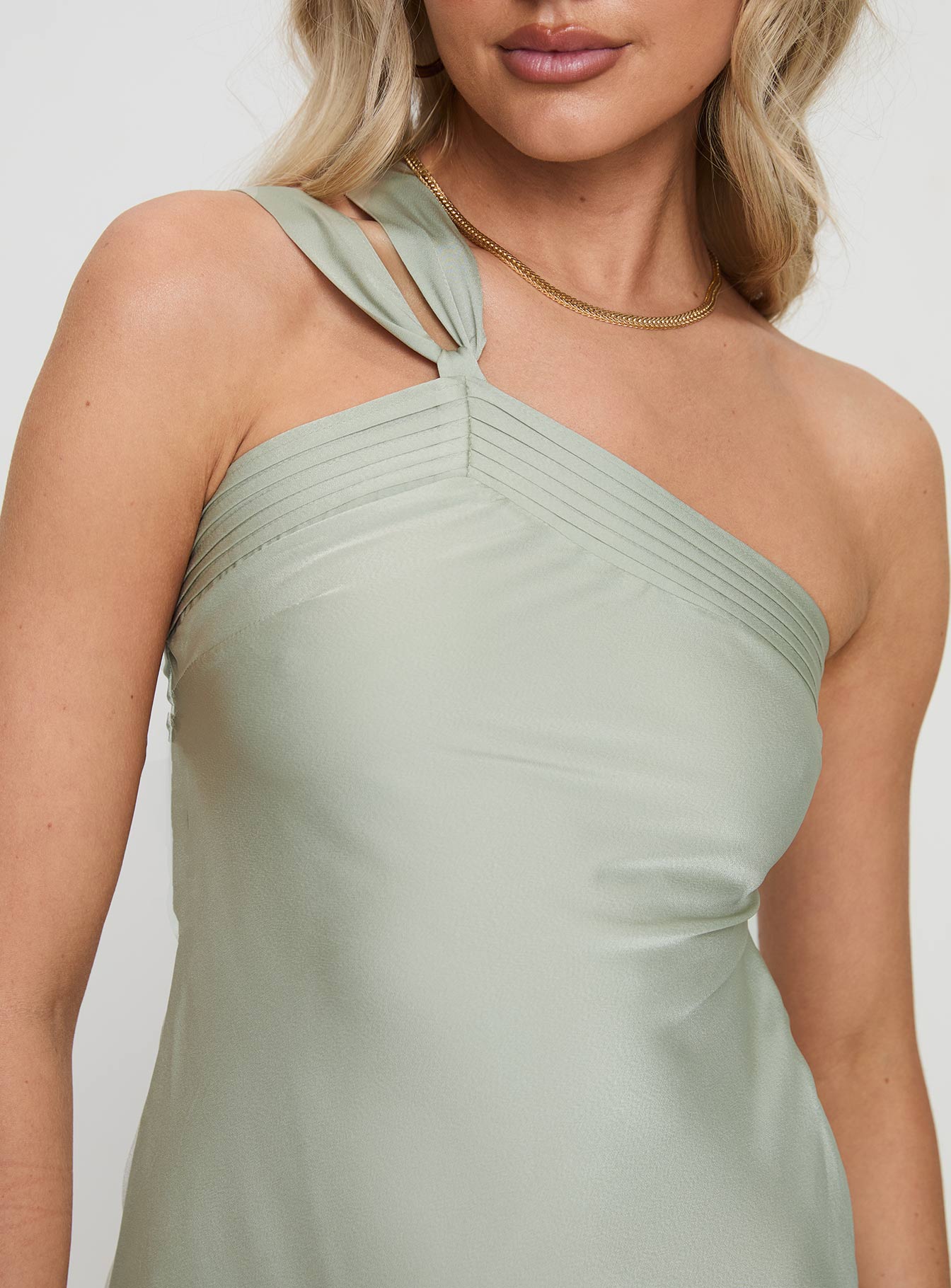 Marziani Mini Dress Sage - Image 6