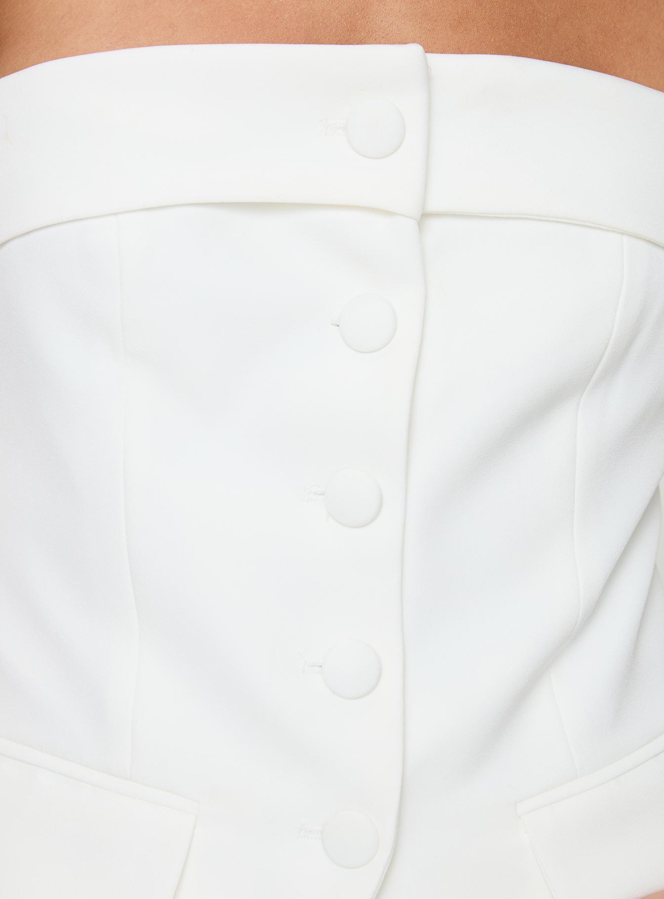 Change It Up Strapless Top White - Image 6