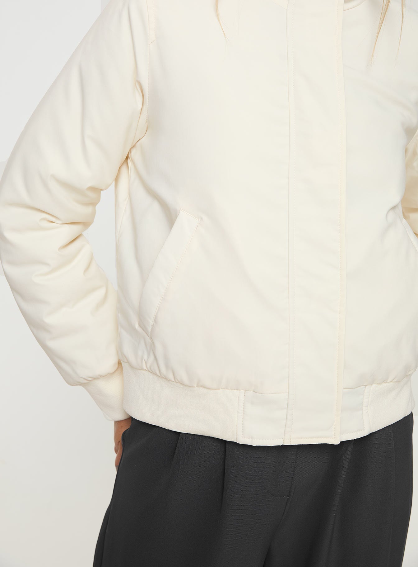 Battle Hooded Jacket Cream - Image 6