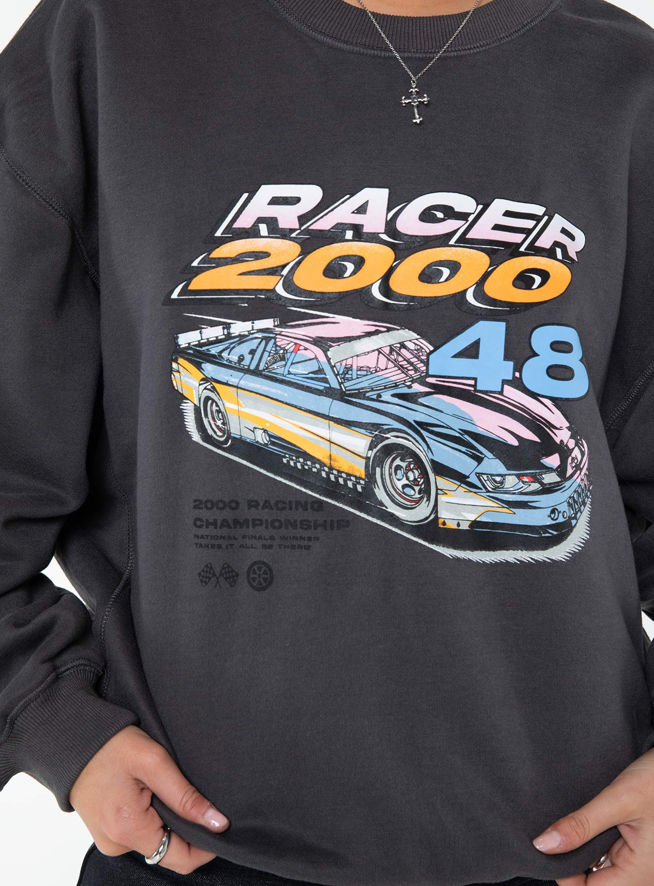 Speeder Sweatshirt Charcoal - Image 6