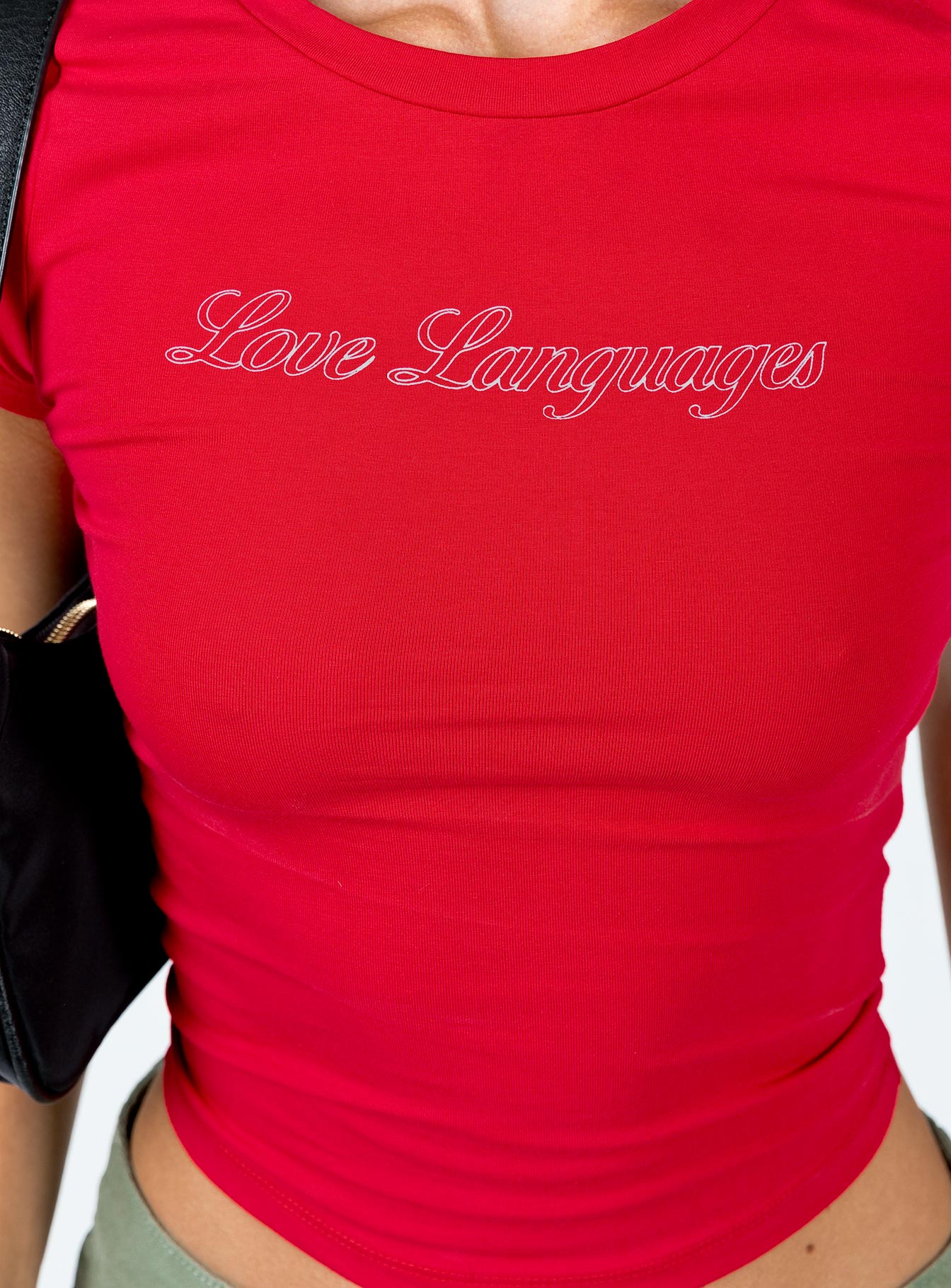Love Language Tee Red - Image 7