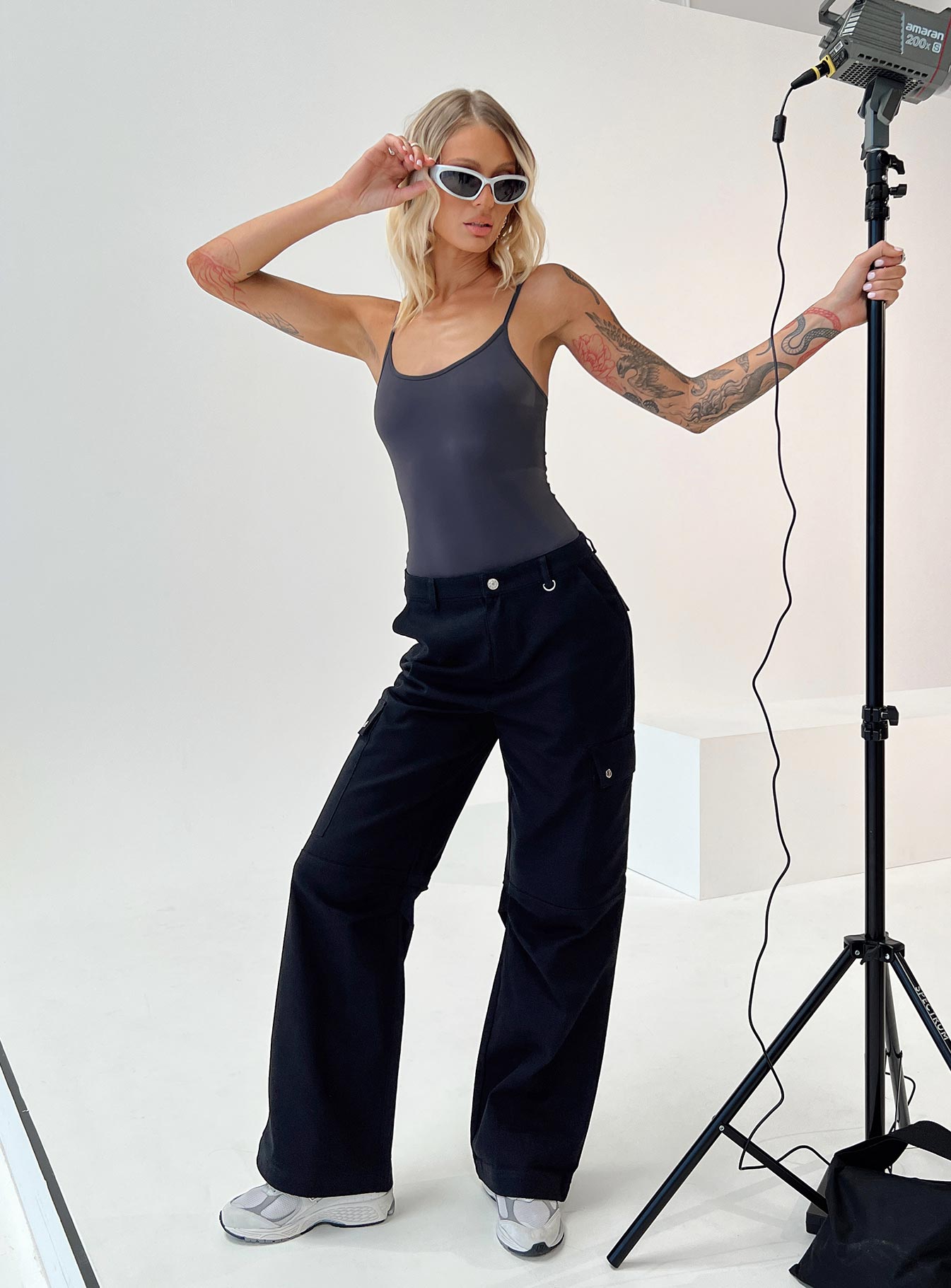 Geary Bodysuit Grey Tall - Image 6