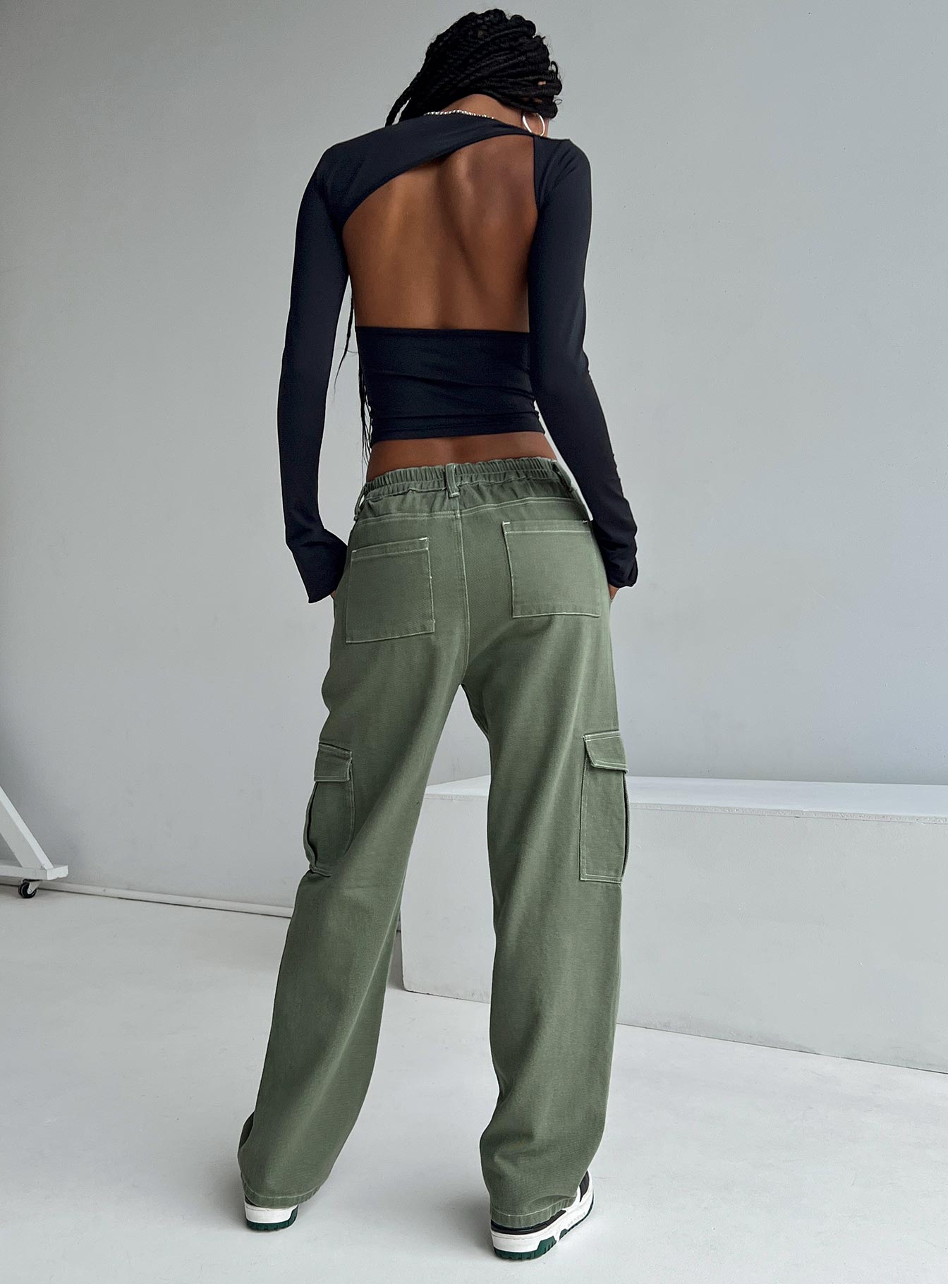 Pawley Cargo Pants Khaki - Image 6