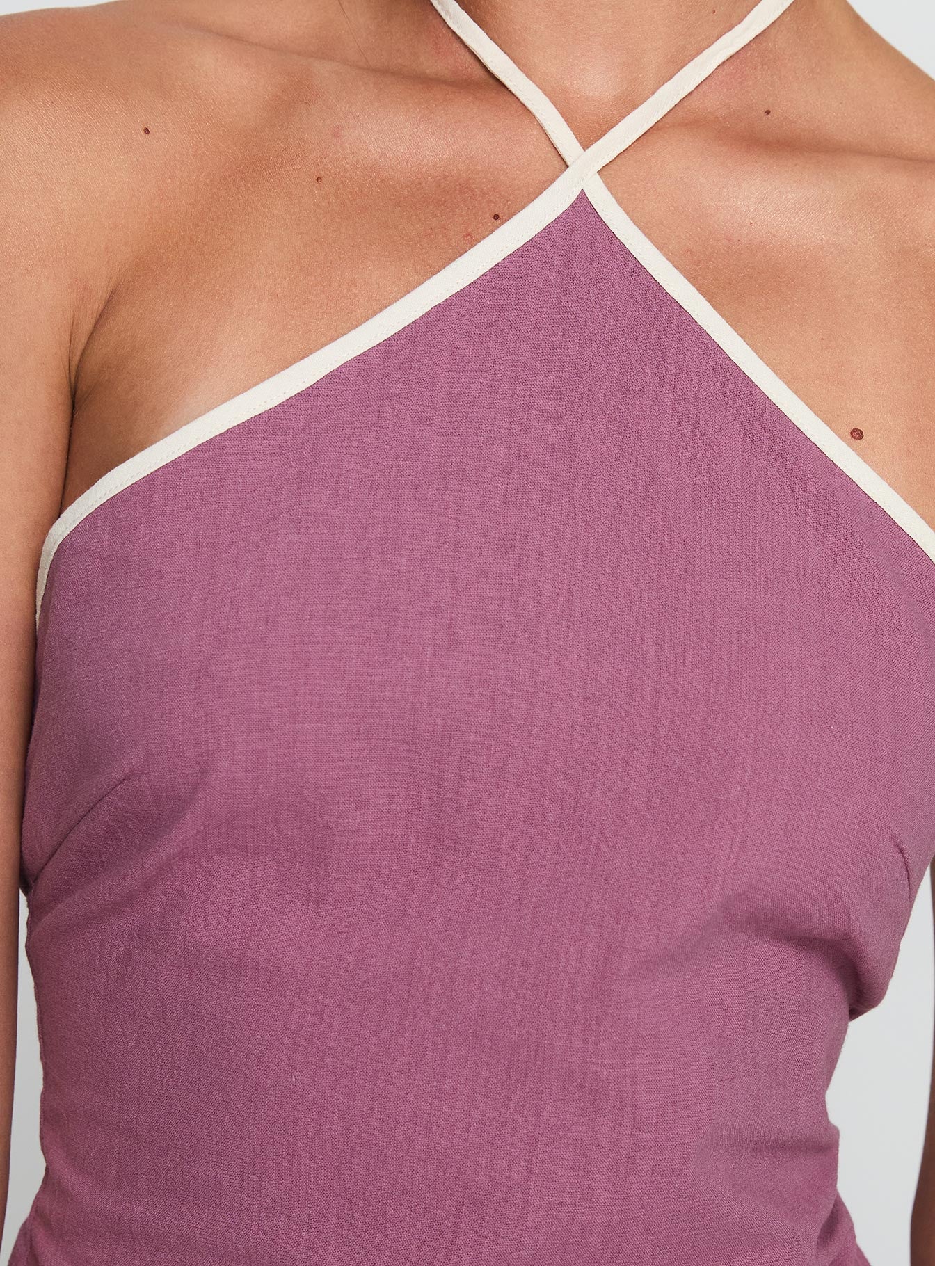 Carmelah Top Purple / White - Image 5