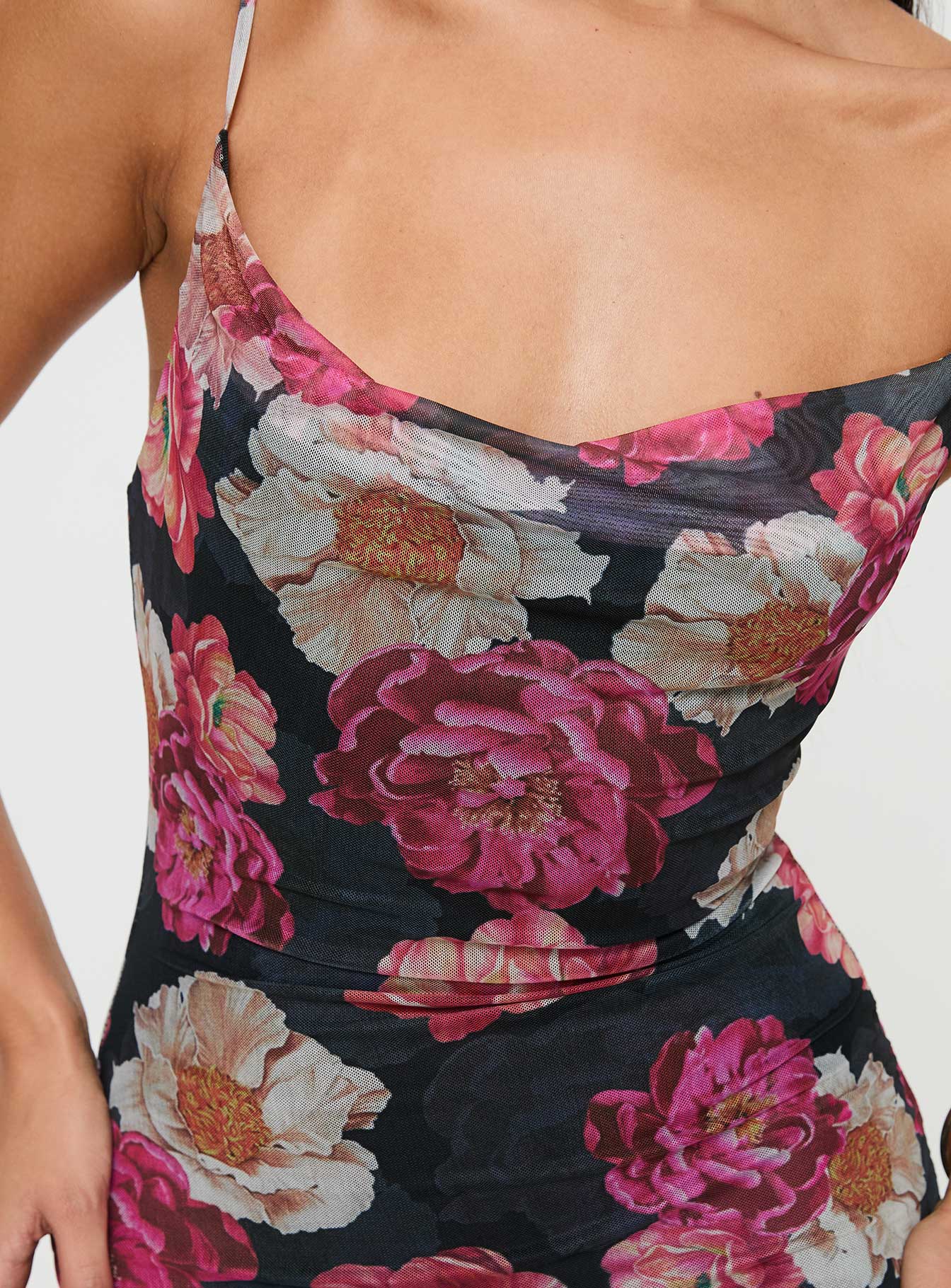 Auley Maxi Dress Multi / Red Floral - Image 6