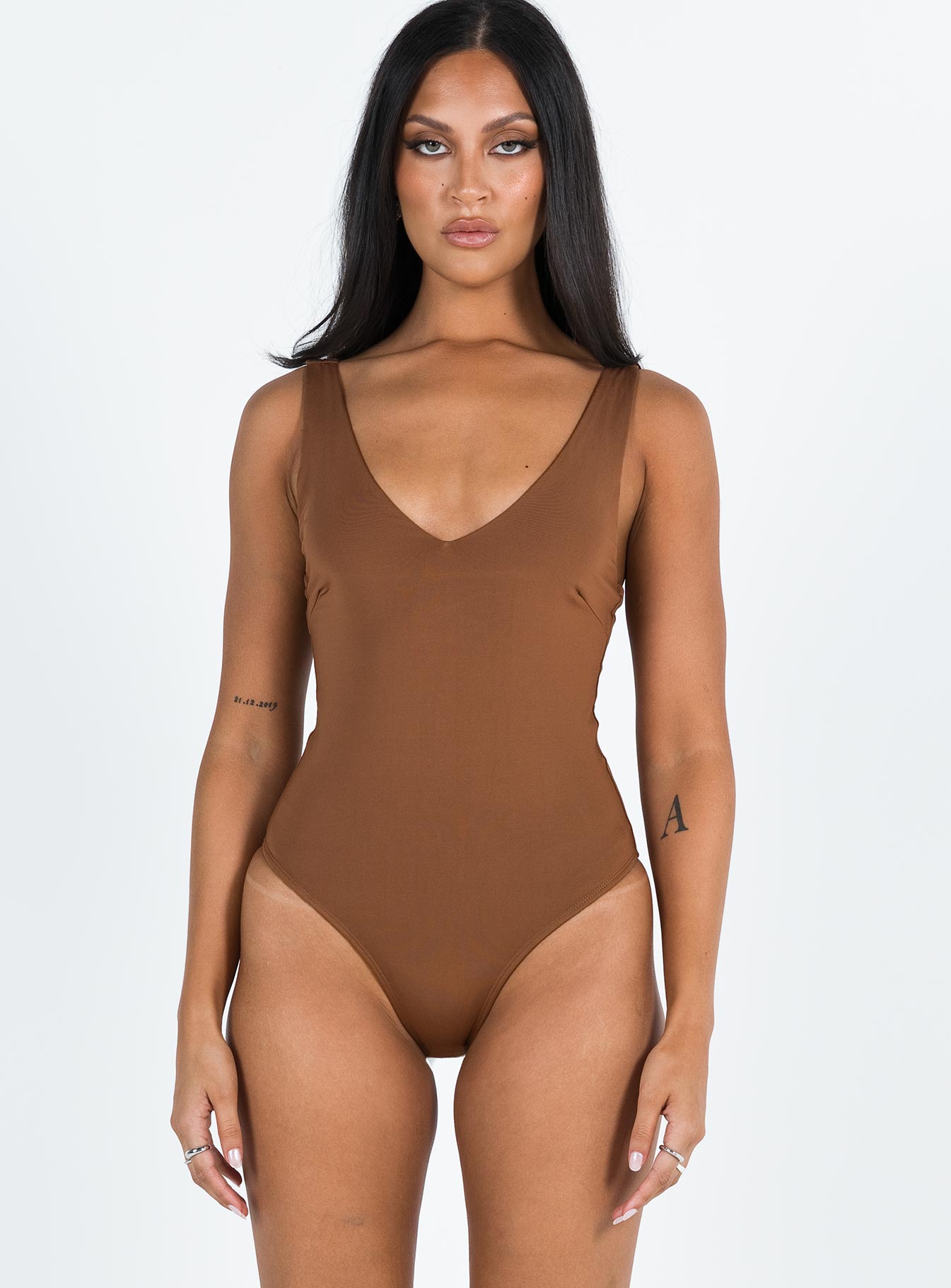 Sosie Bodysuit Brown - Image 6