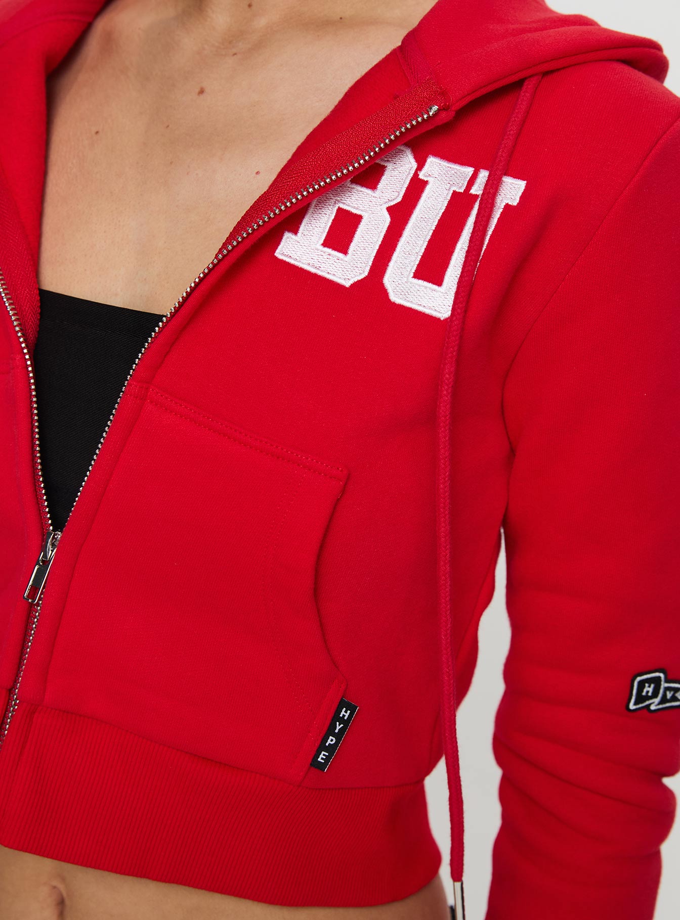 BU MIA Zip Sweater Red - Image 6