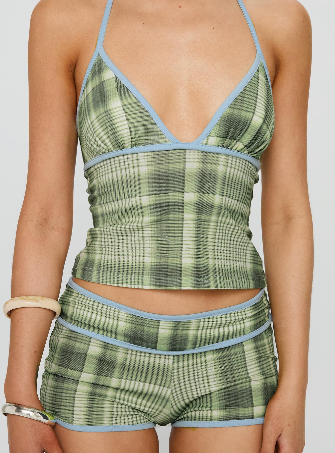 Leilanie Halter Micro Set Green Check - Image 6