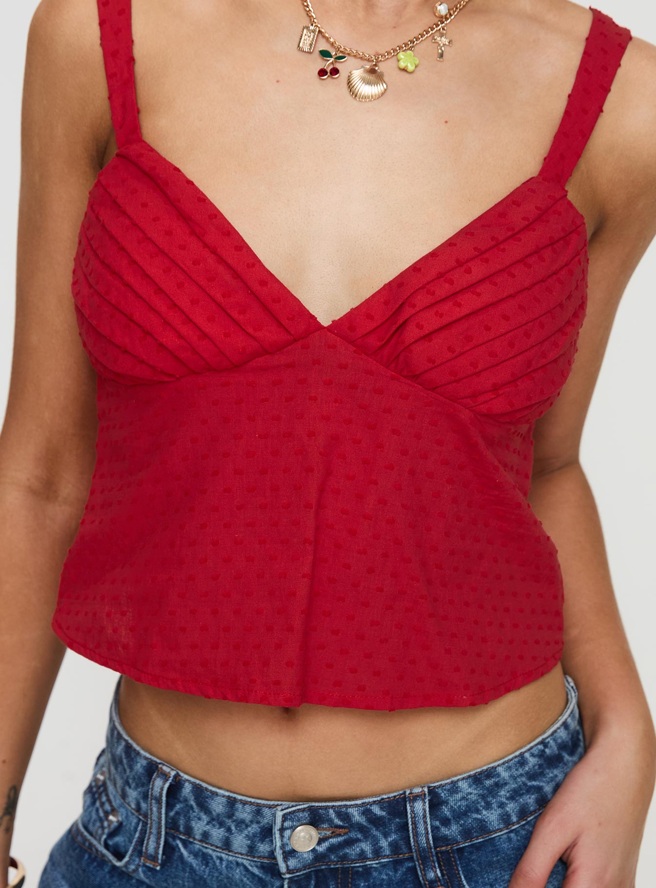 Prevost Cami Top Red - Image 6