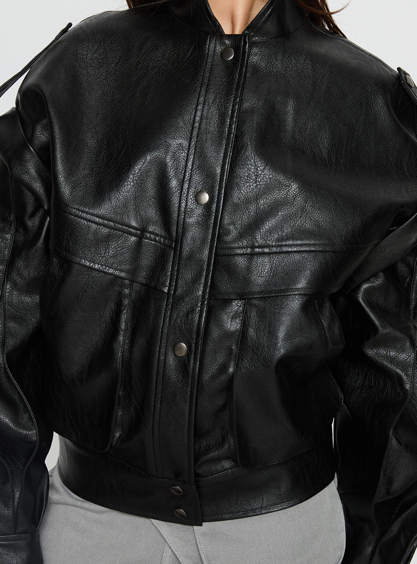 Madame Bomber Jacket Onyx - Image 6