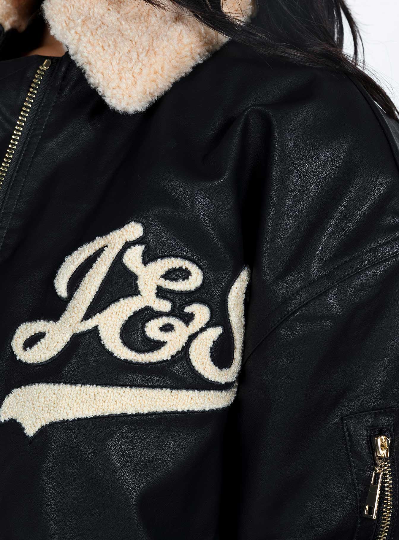 JGR & STN Curveball Bomber Jacket Black - Image 6