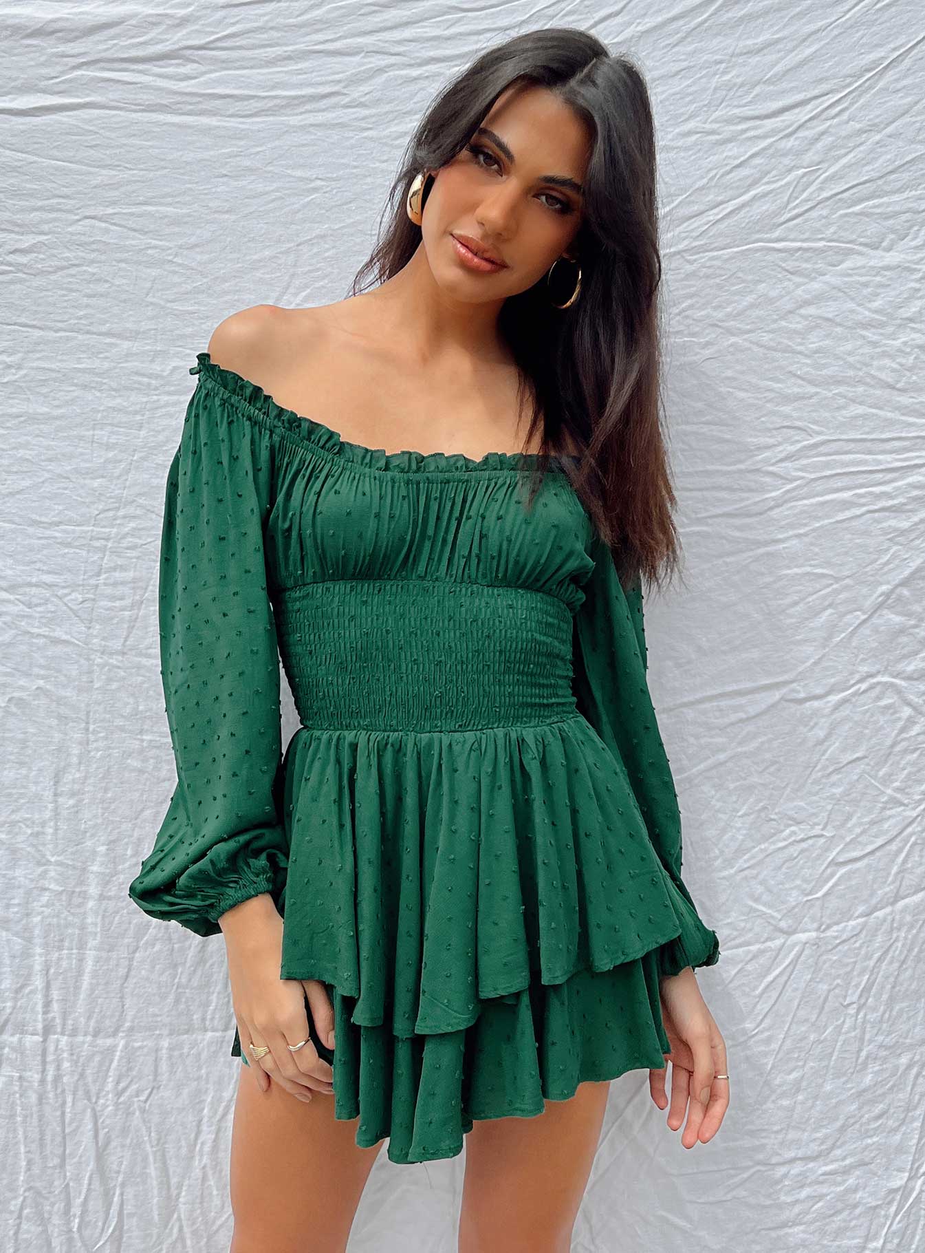 The Love Galore Long Sleeve Romper Green - Image 6