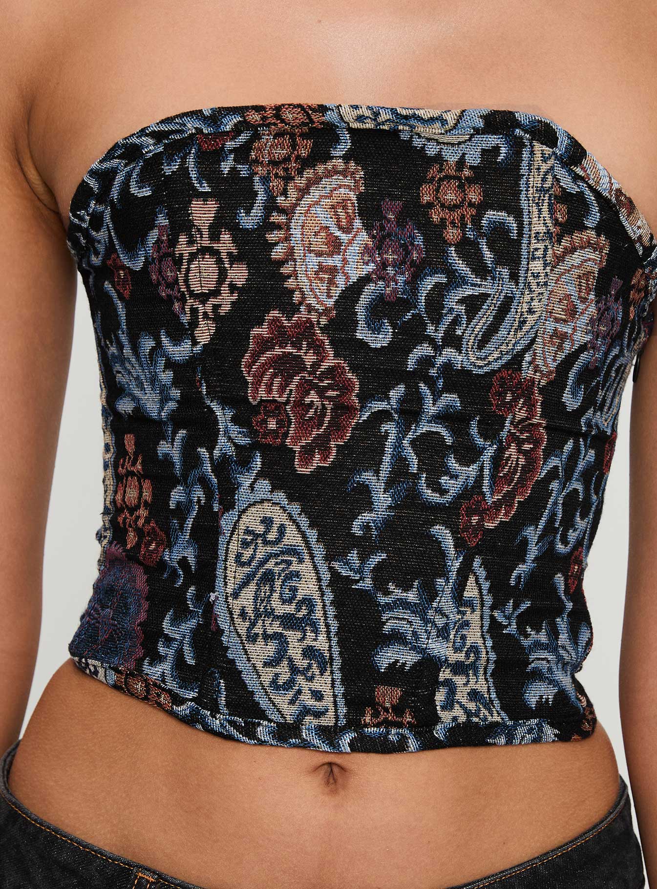 Lyrae Strapless Top Multi - Image 6