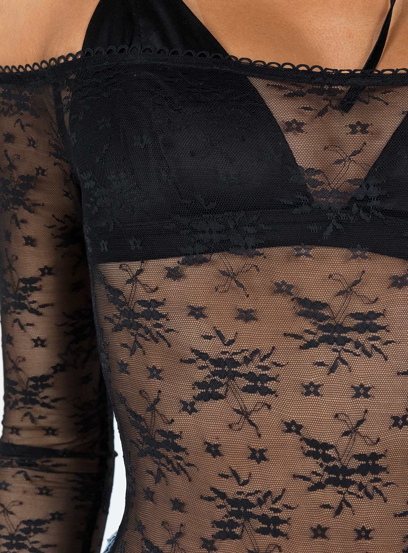 Mademoiselle Bodysuit Black - Image 6