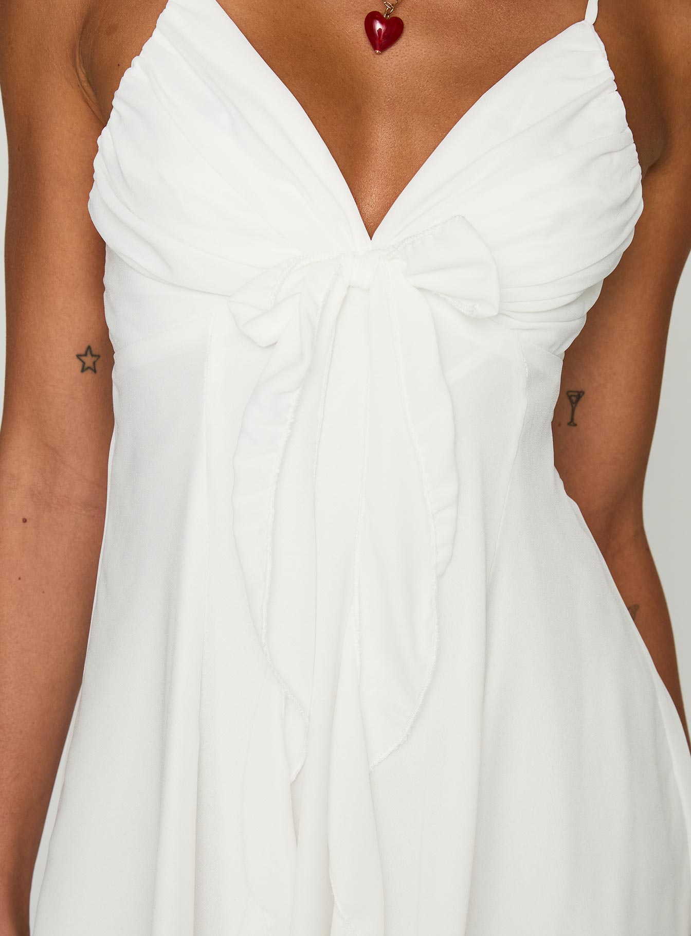 Moon Quartz Mini Dress White - Image 6