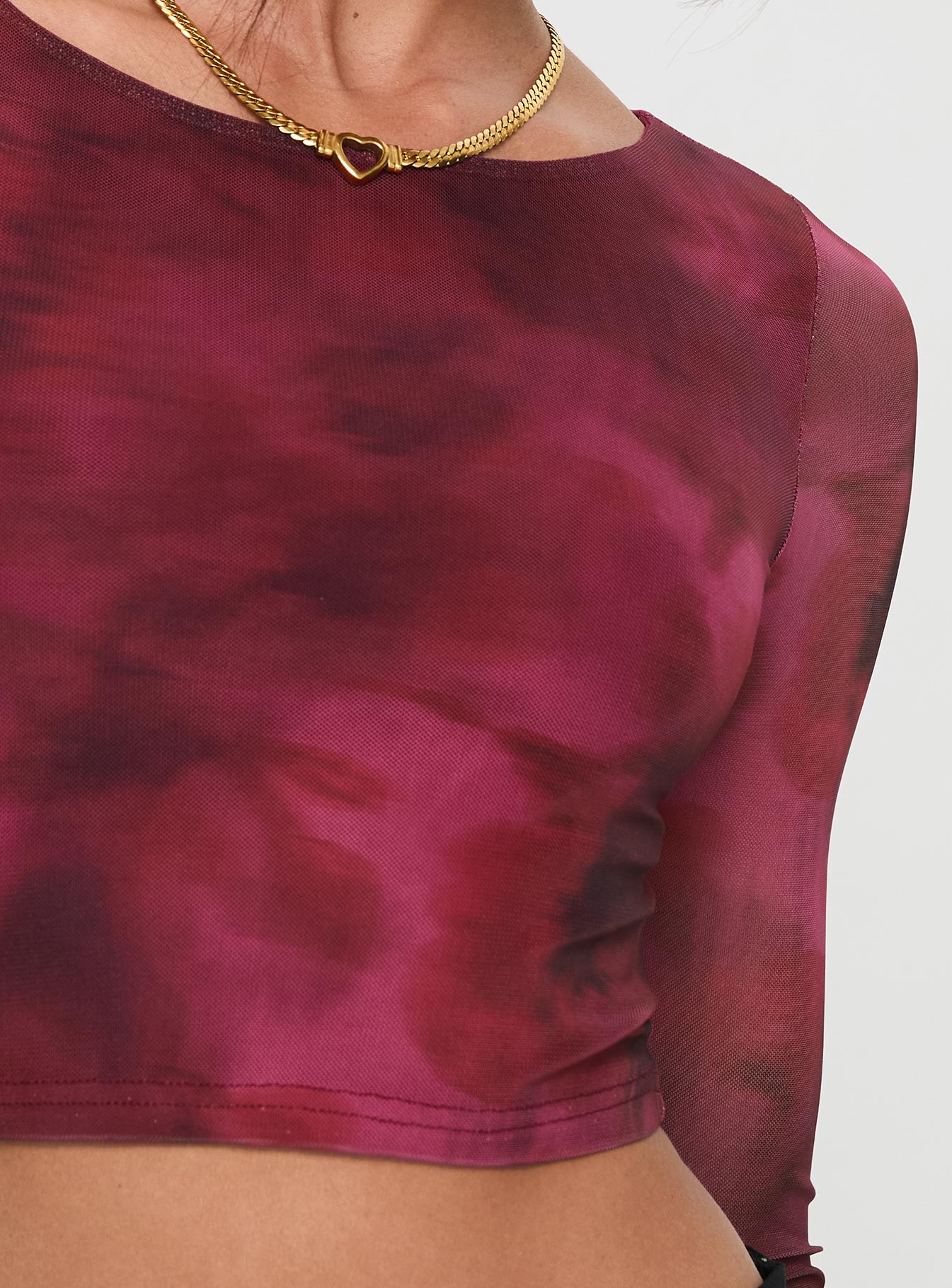 Stilla Long Sleeve Top Red - Image 6