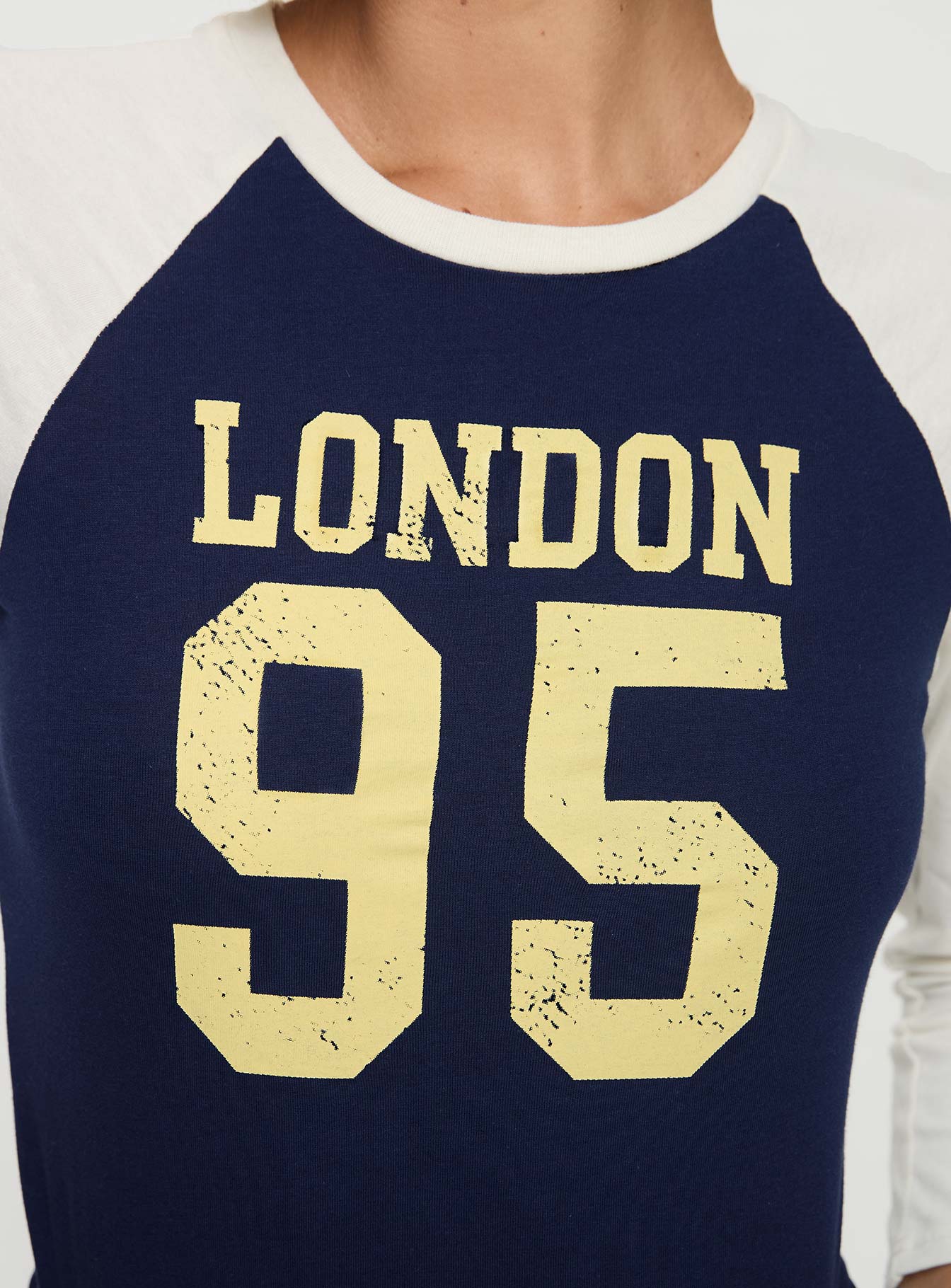 London 95 Long Sleeve Top Navy - Image 6