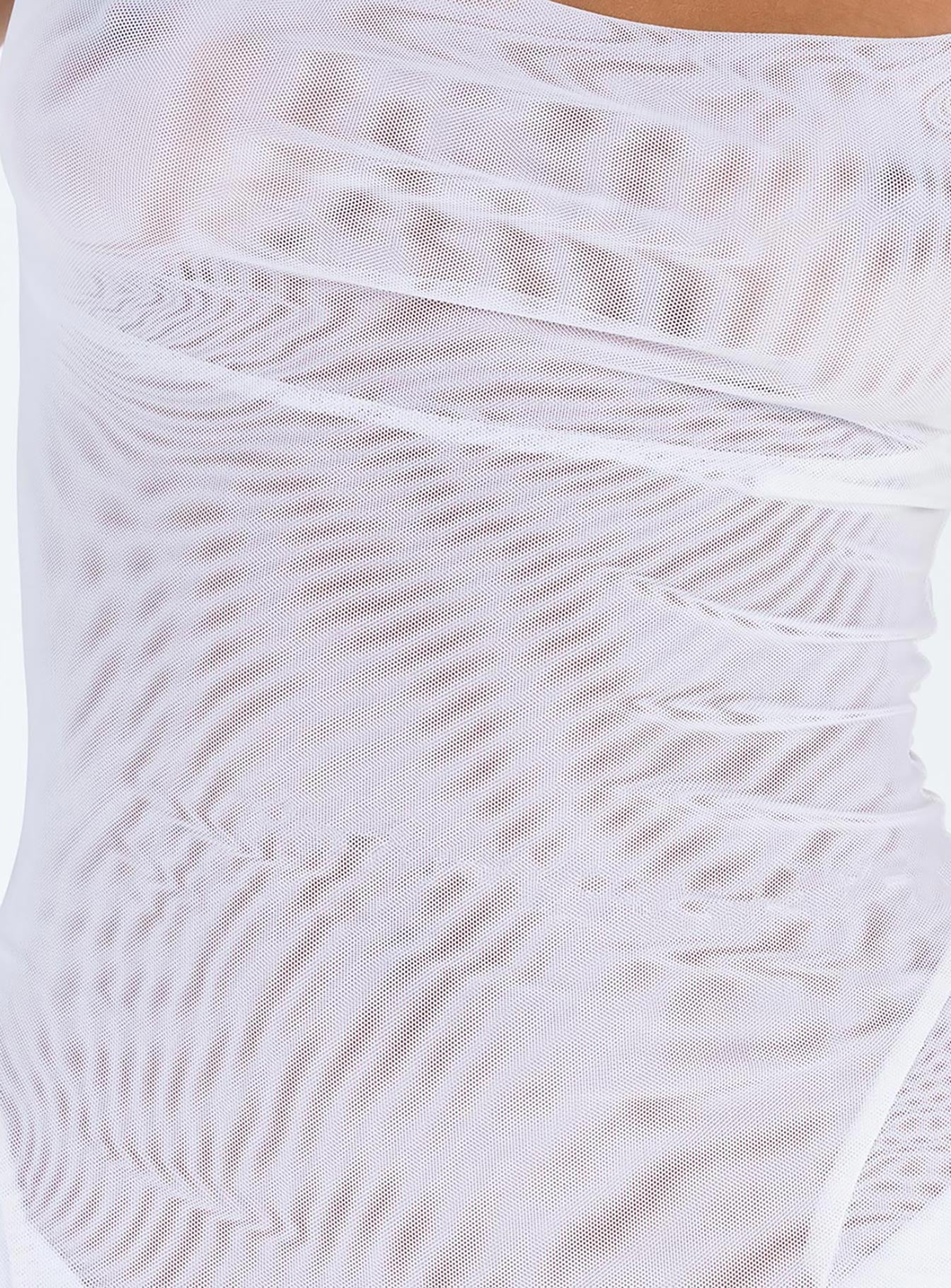 Sikora Vintage Maxi Dress White - Image 9