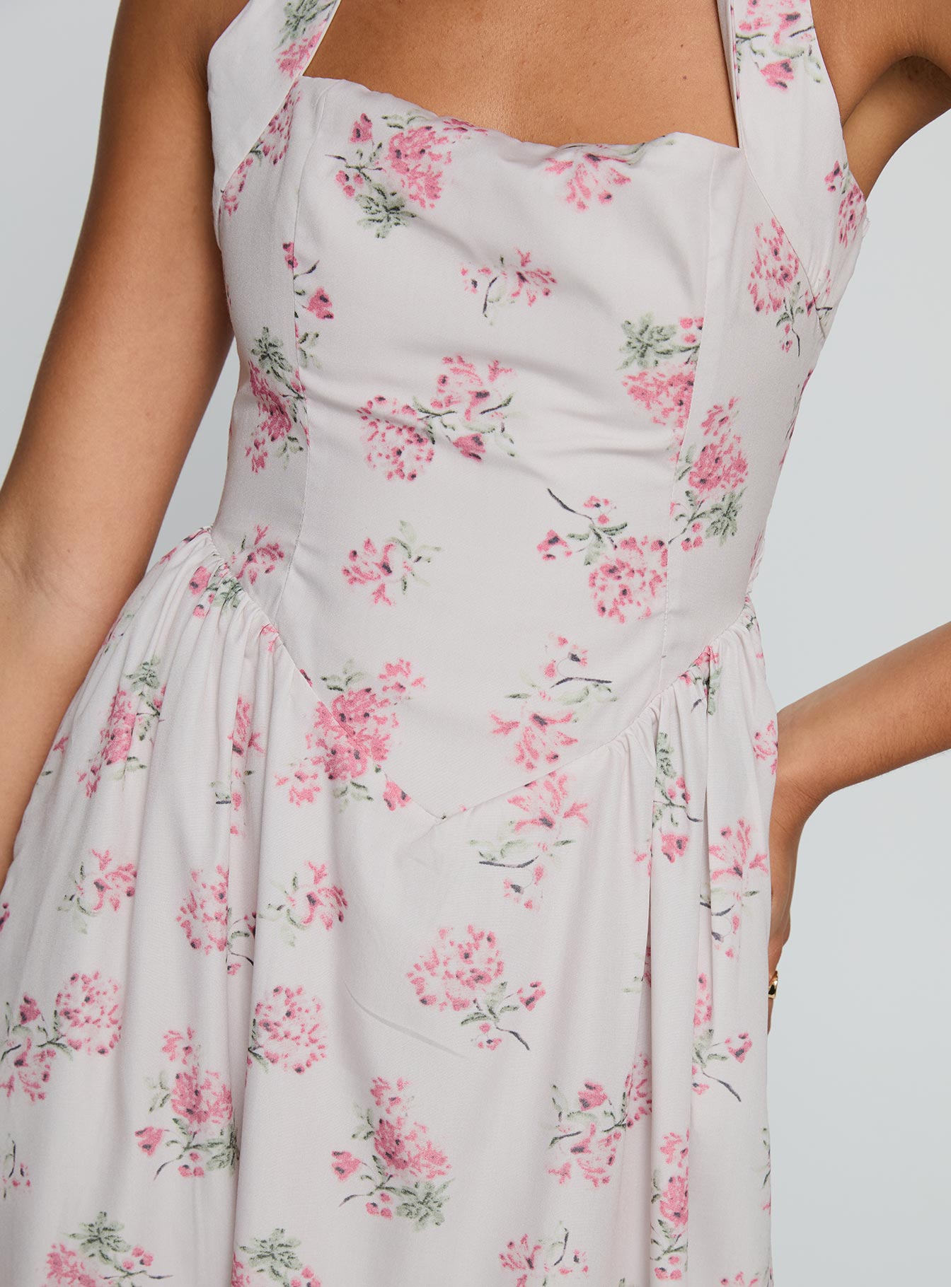 Sunfields Halter Maxi Dress Multi - Image 5