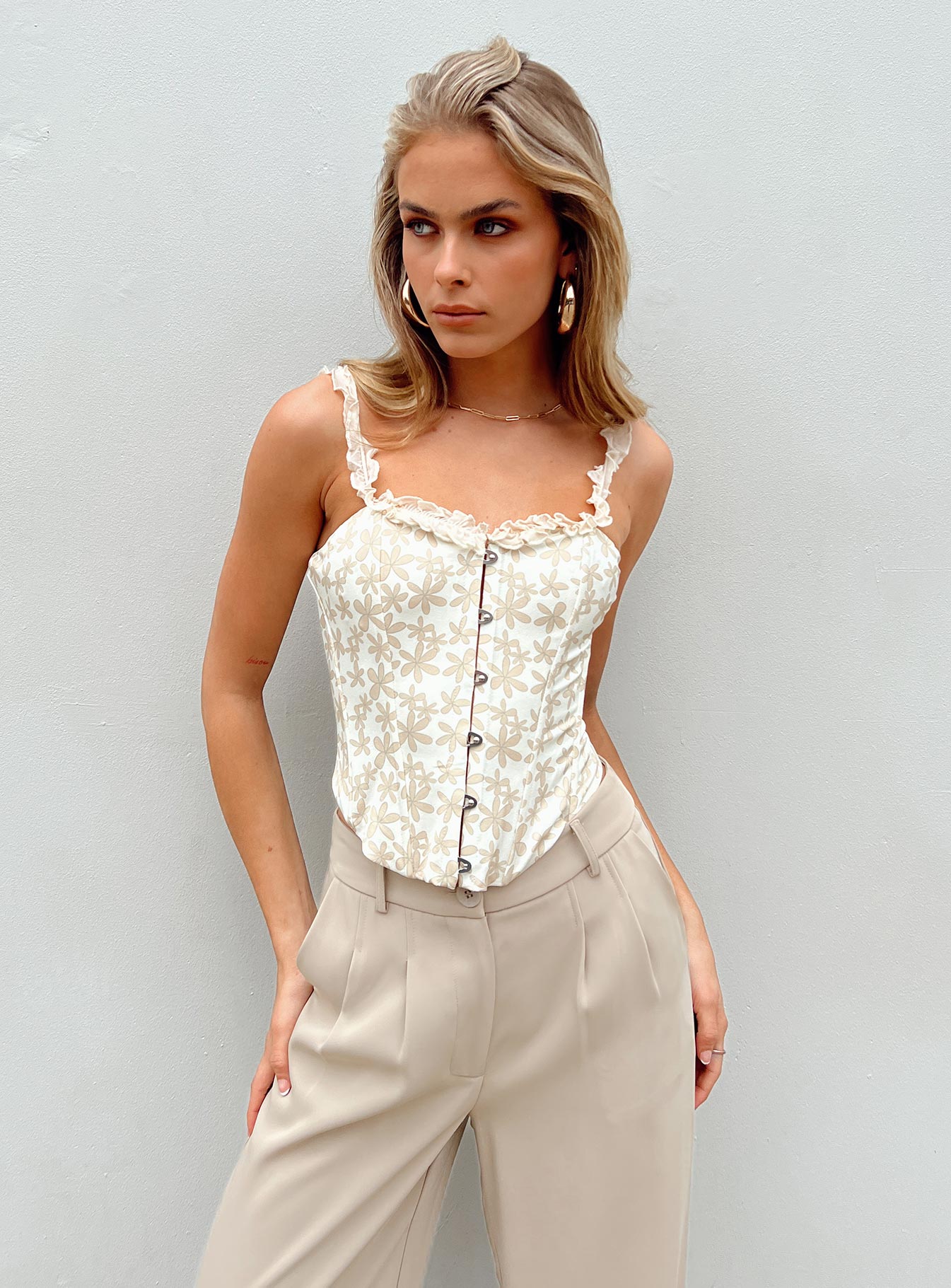 Searle Floral Corset Multi - Image 6