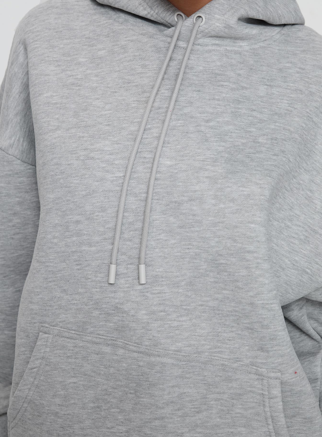 Dream Fleece Classic Hoodie Grey Marle - Image 6