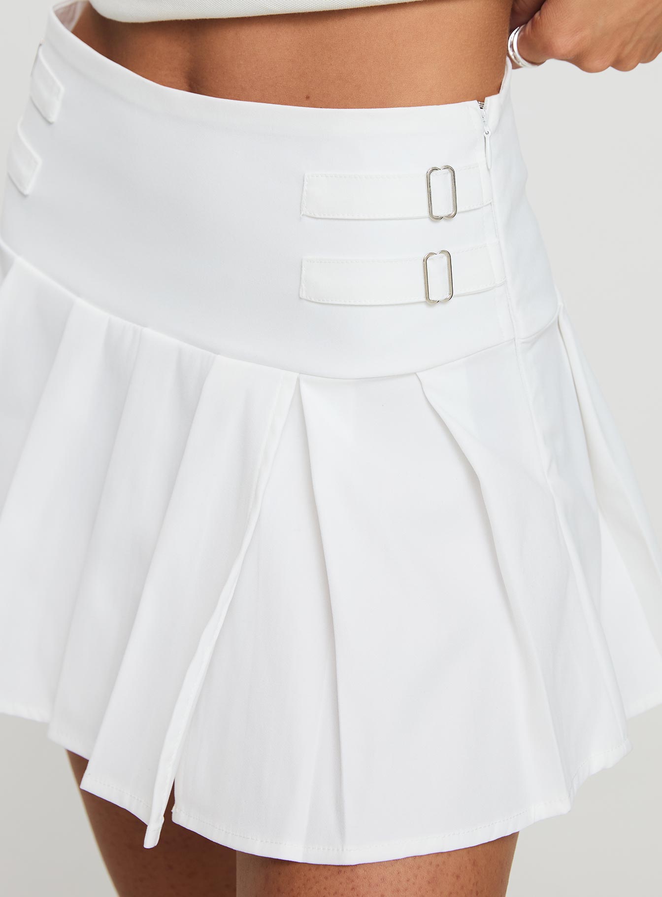 Cartwright Mini Skirt White - Image 6