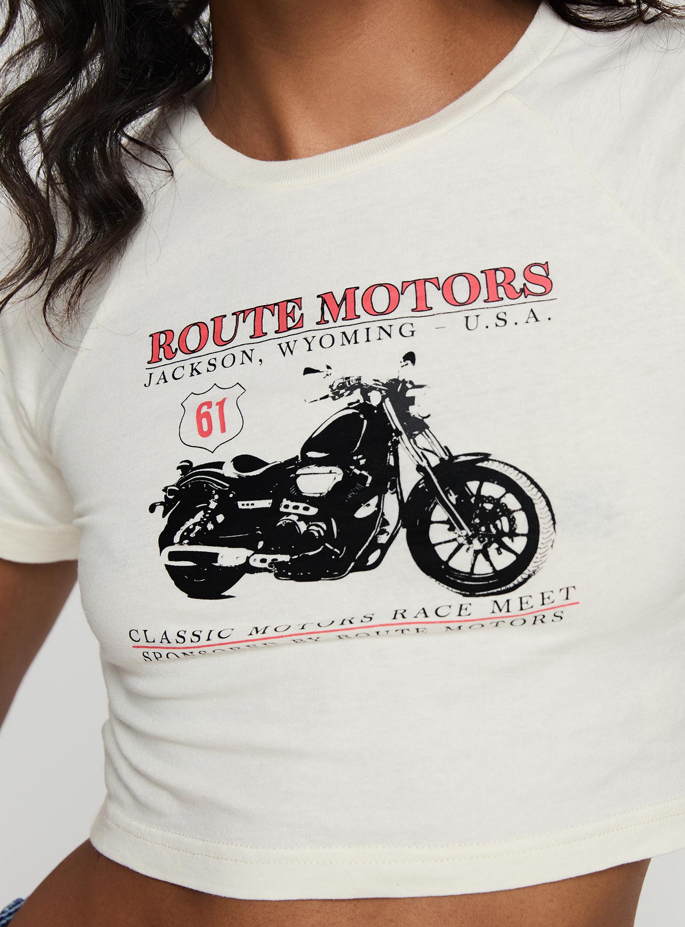 Champ Motors Baby Tee White - Image 6