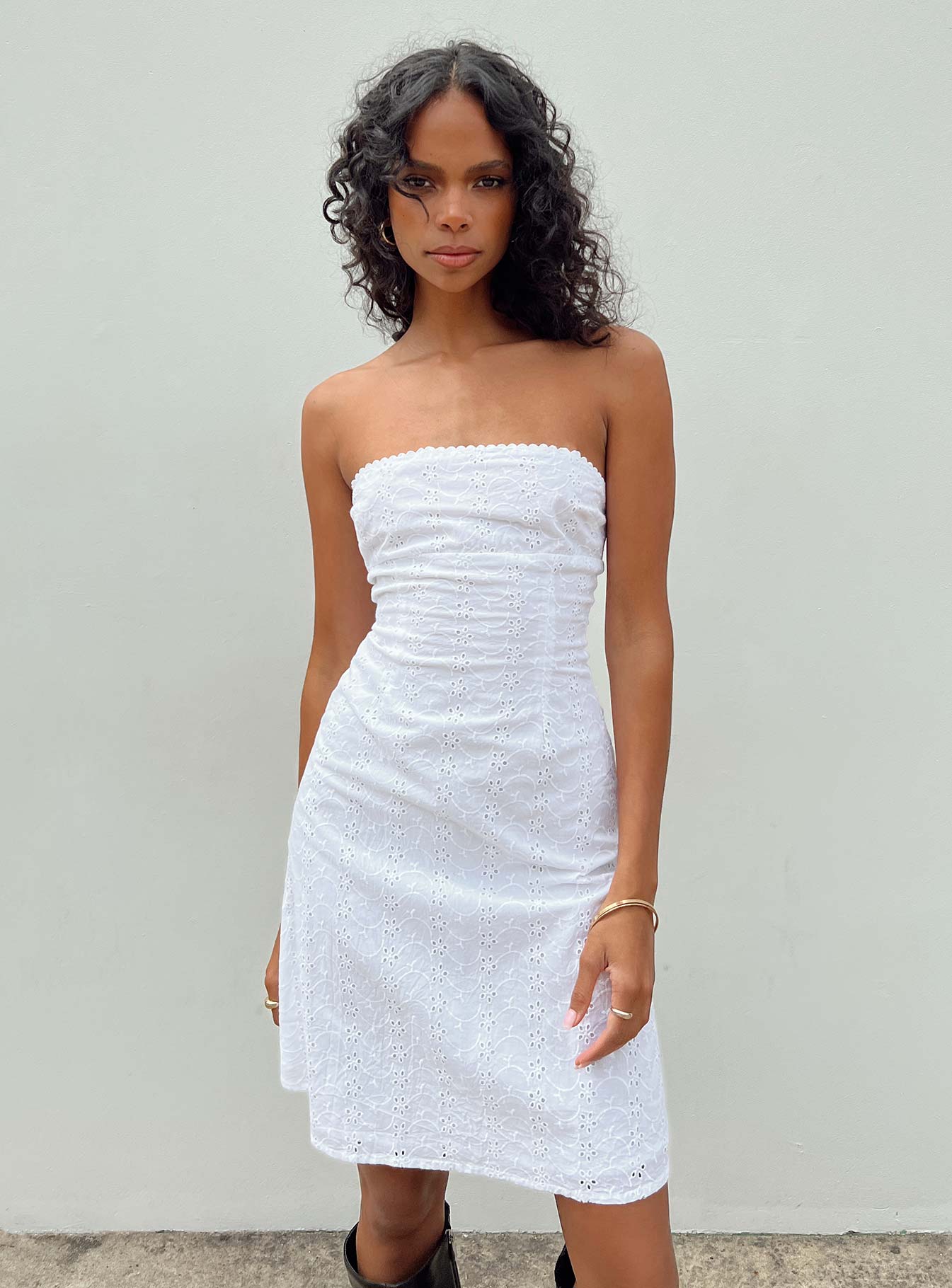 Parle Anglais Dress White - Image 6