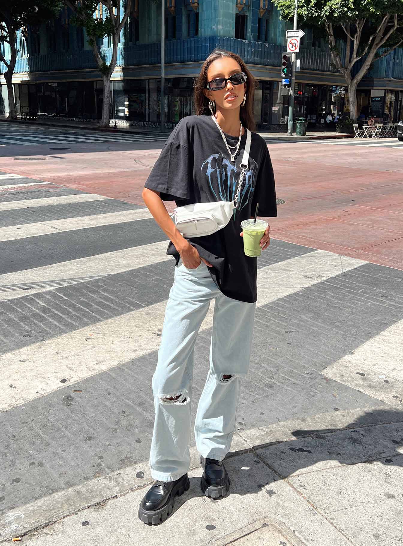 Bertie High Rise Wide Leg Jean - Image 10