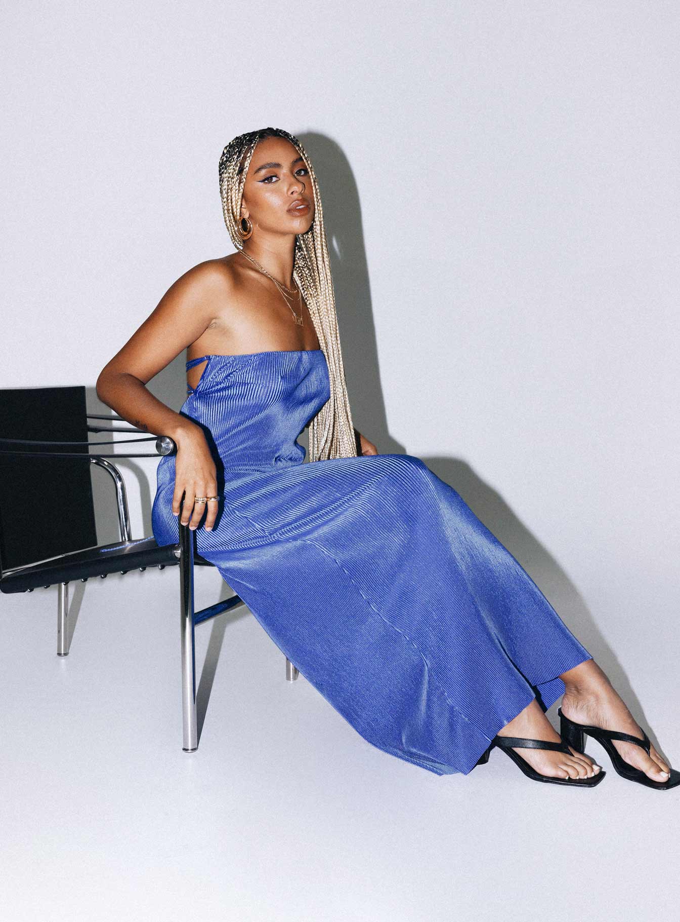 Lenney Maxi Dress Blue - Image 6