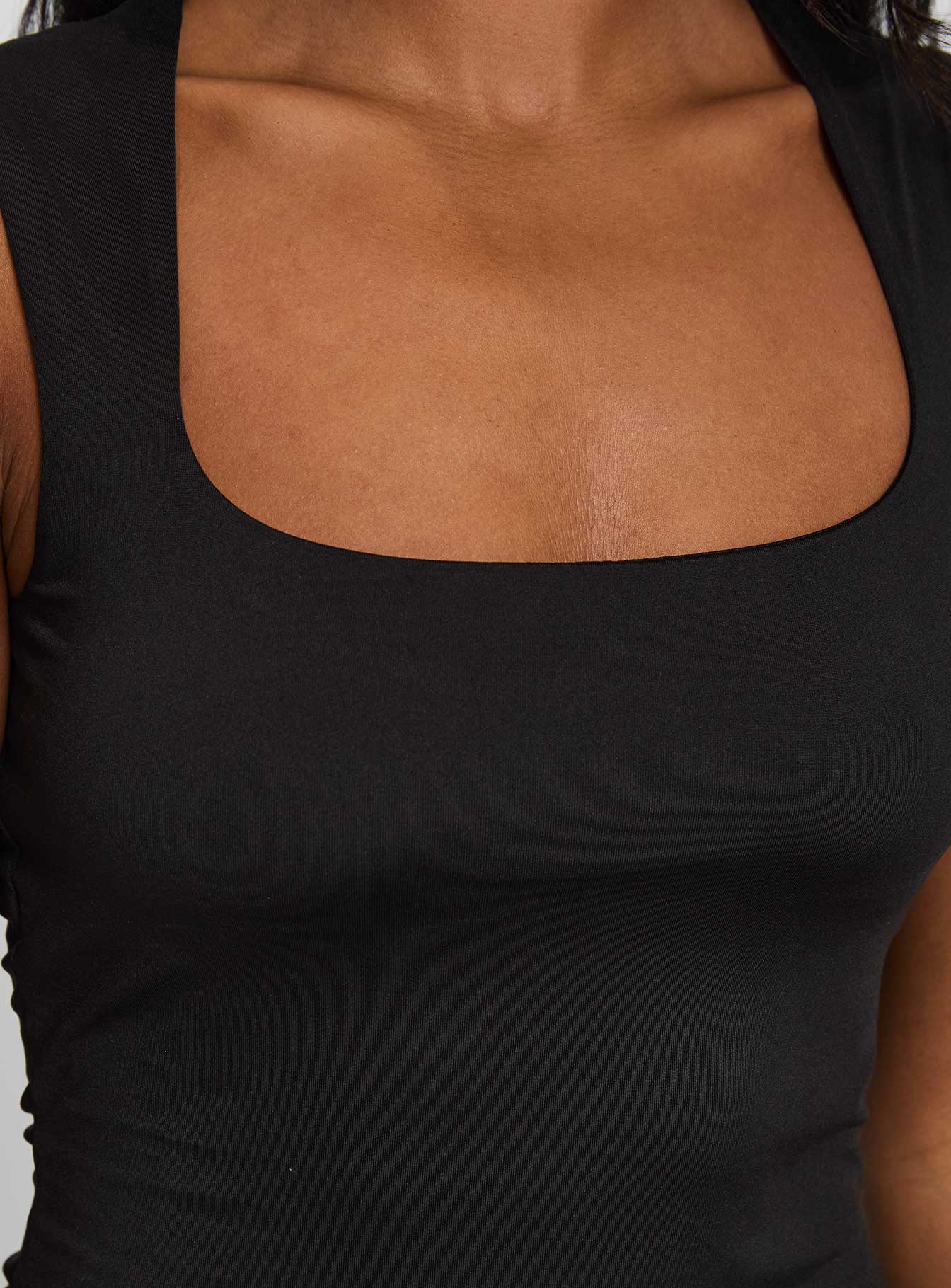 So Divine Cut Out Bodysuit Black - Image 6