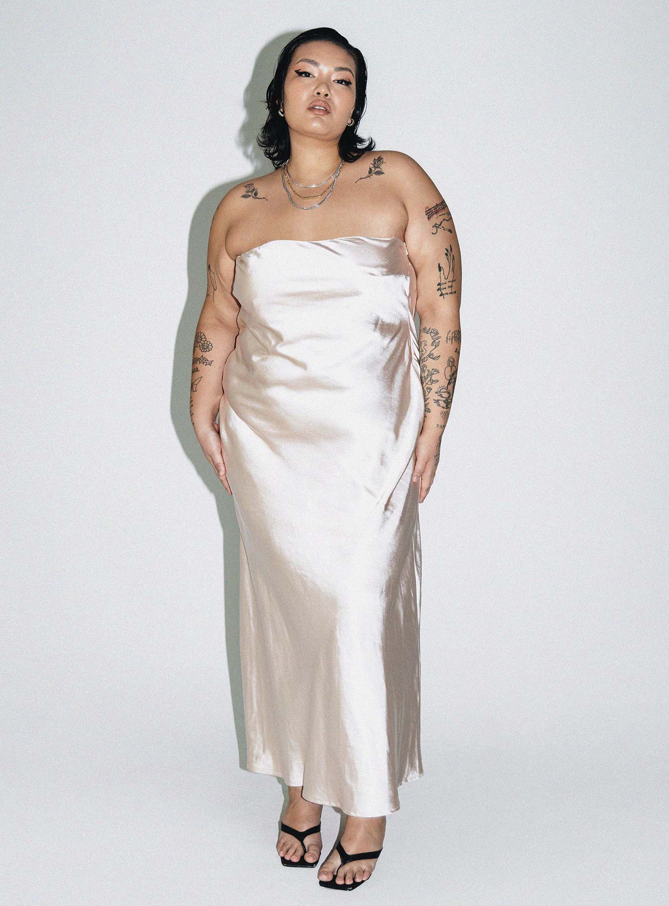 Haley Maxi Dress Champagne Curve - Image 6
