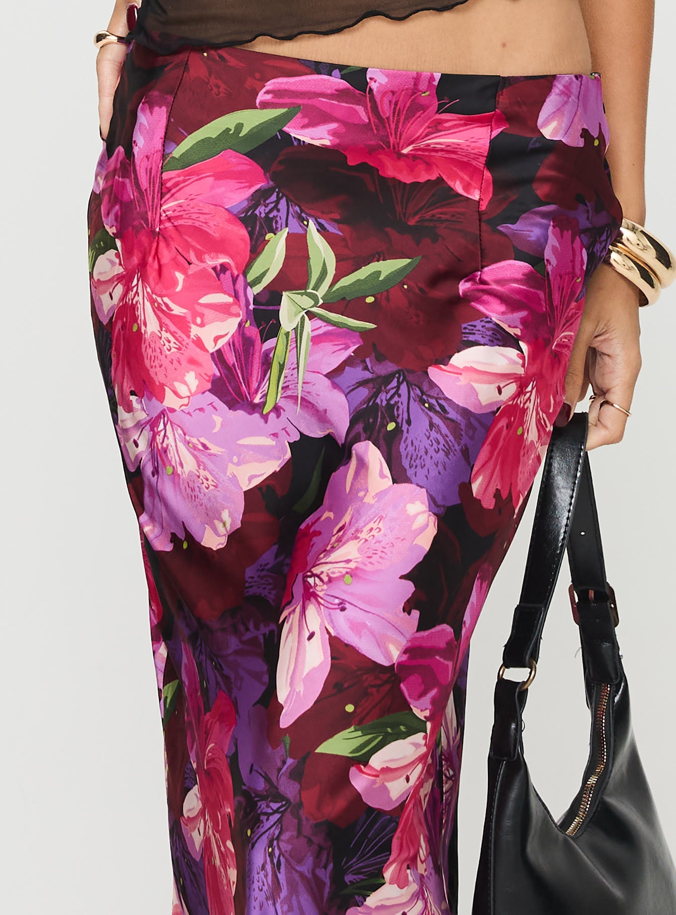 Joder Maxi Skirt Purple Floral - Image 7