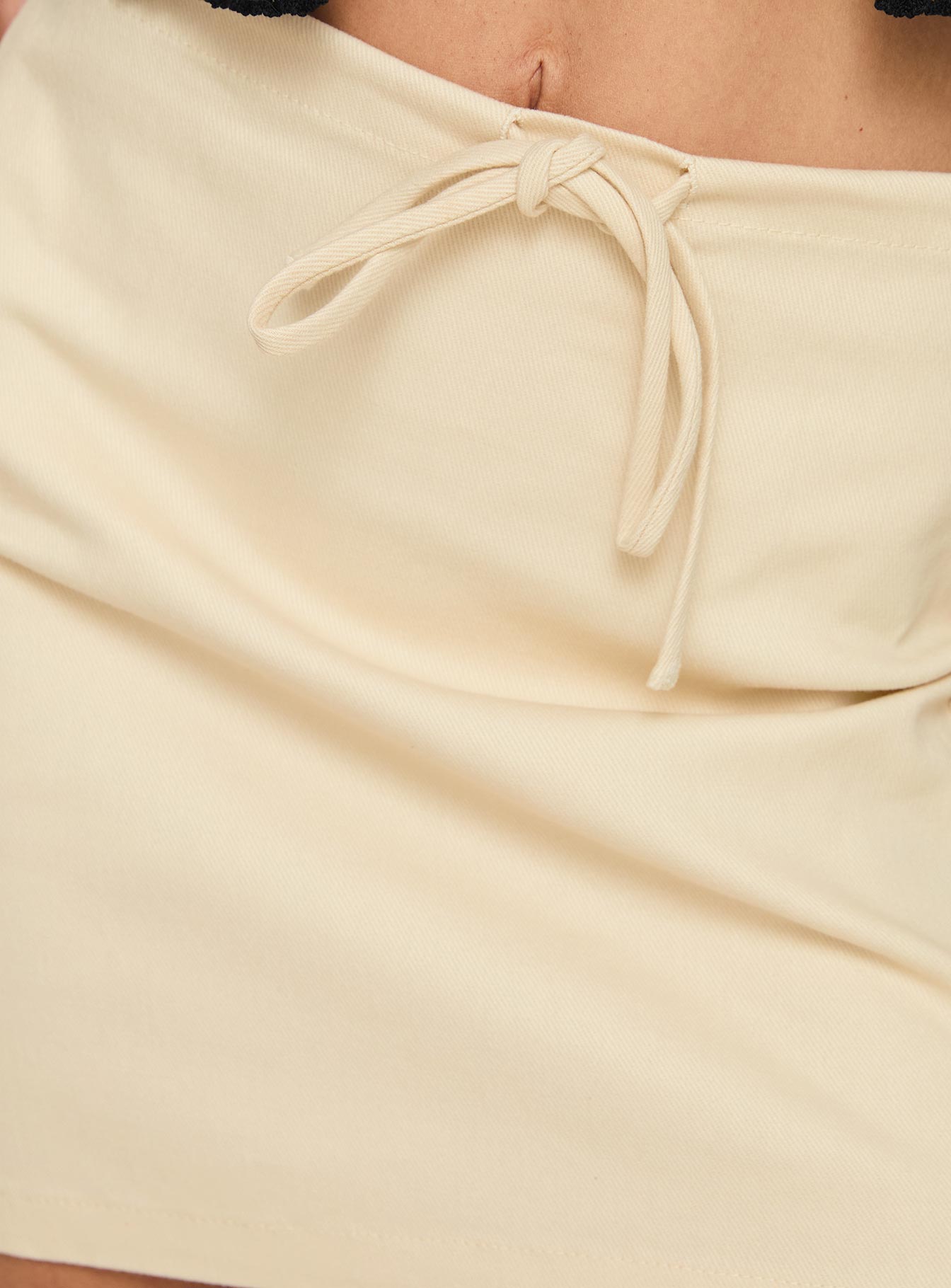 My Girl Mini Skirt Beige - Image 6