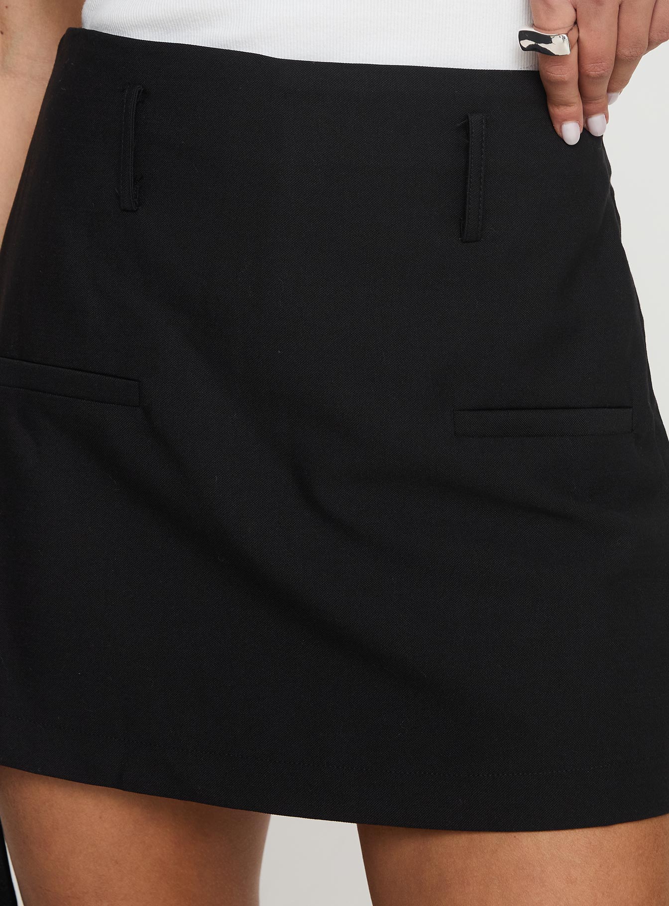 Grant My Wish Mini Skort Black - Image 6