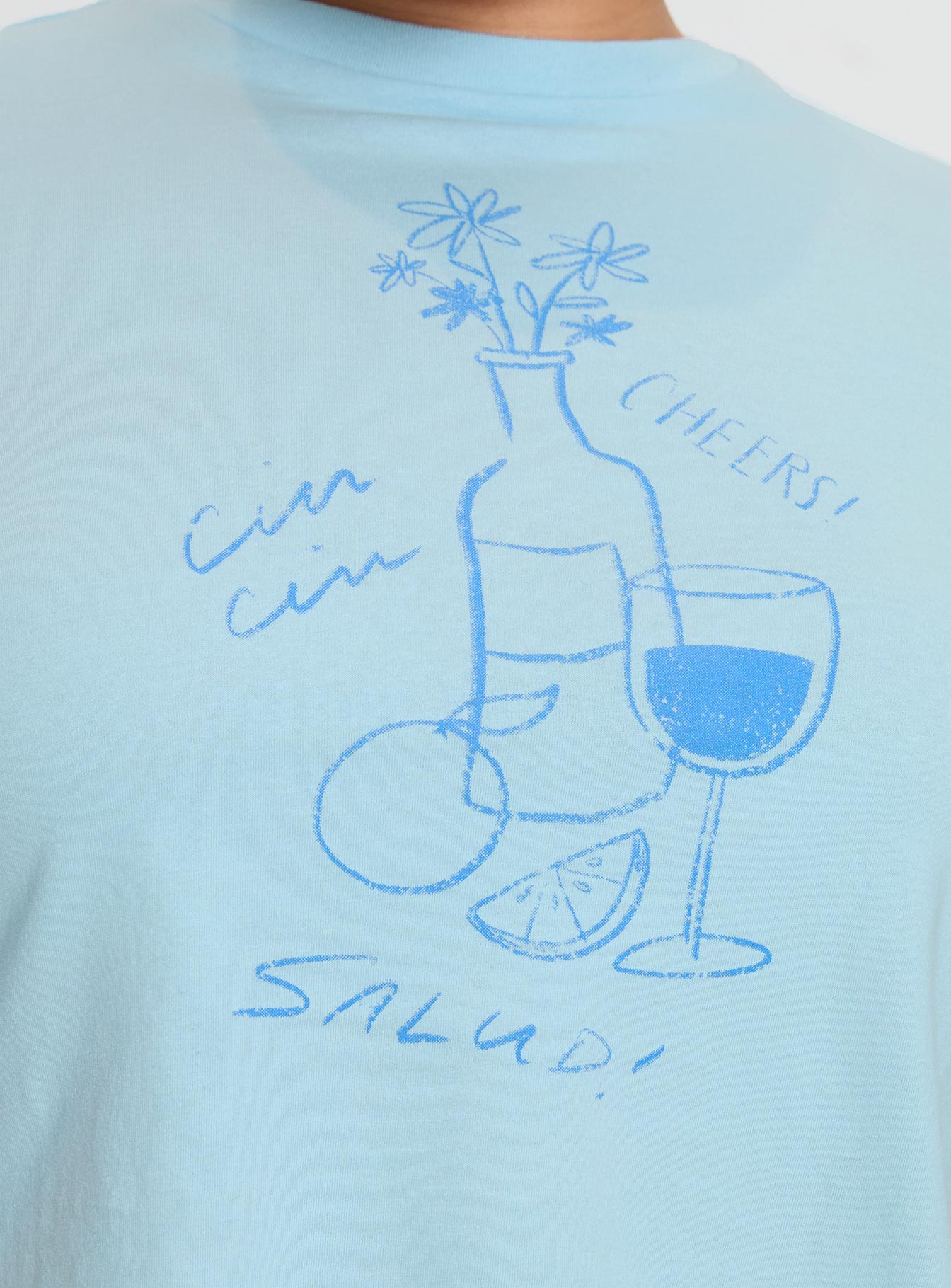 Cheers To You Tee Blue Curve - Image 6