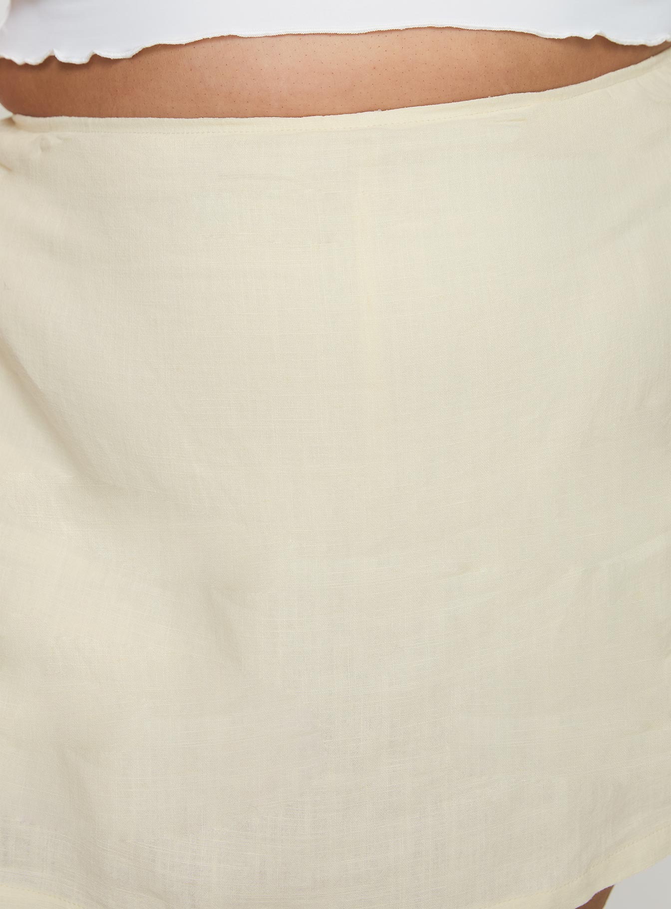 Gigi Skort Linen Cream Curve - Image 6