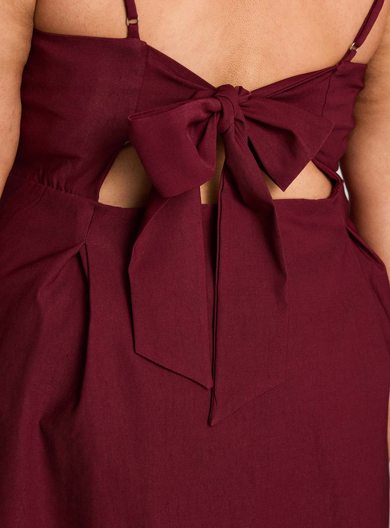 Xanthus Mini Dress Red Curve - Image 5