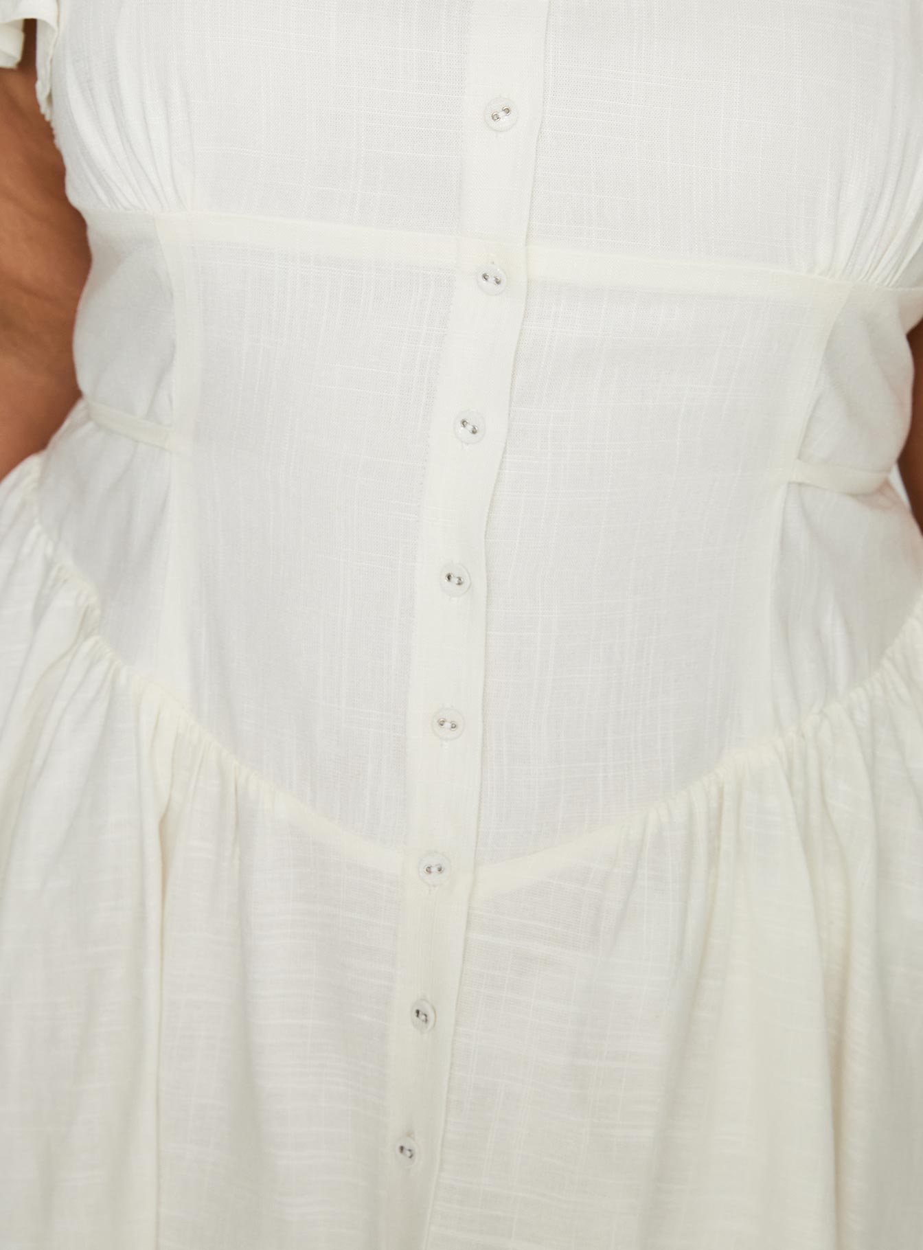 Forever More Mini Dress White Curve - Image 6