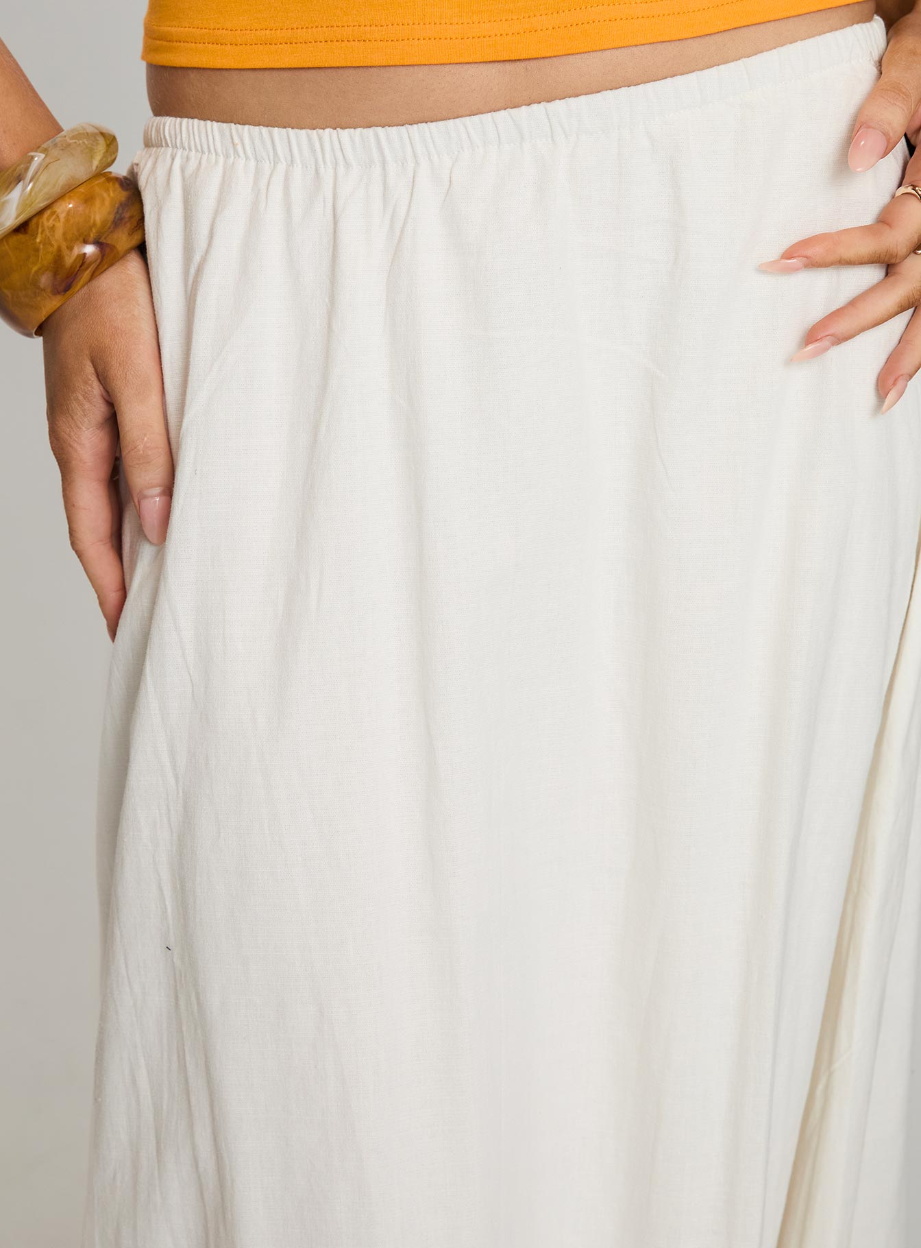 Empress Of Love Maxi Skirt White - Image 6