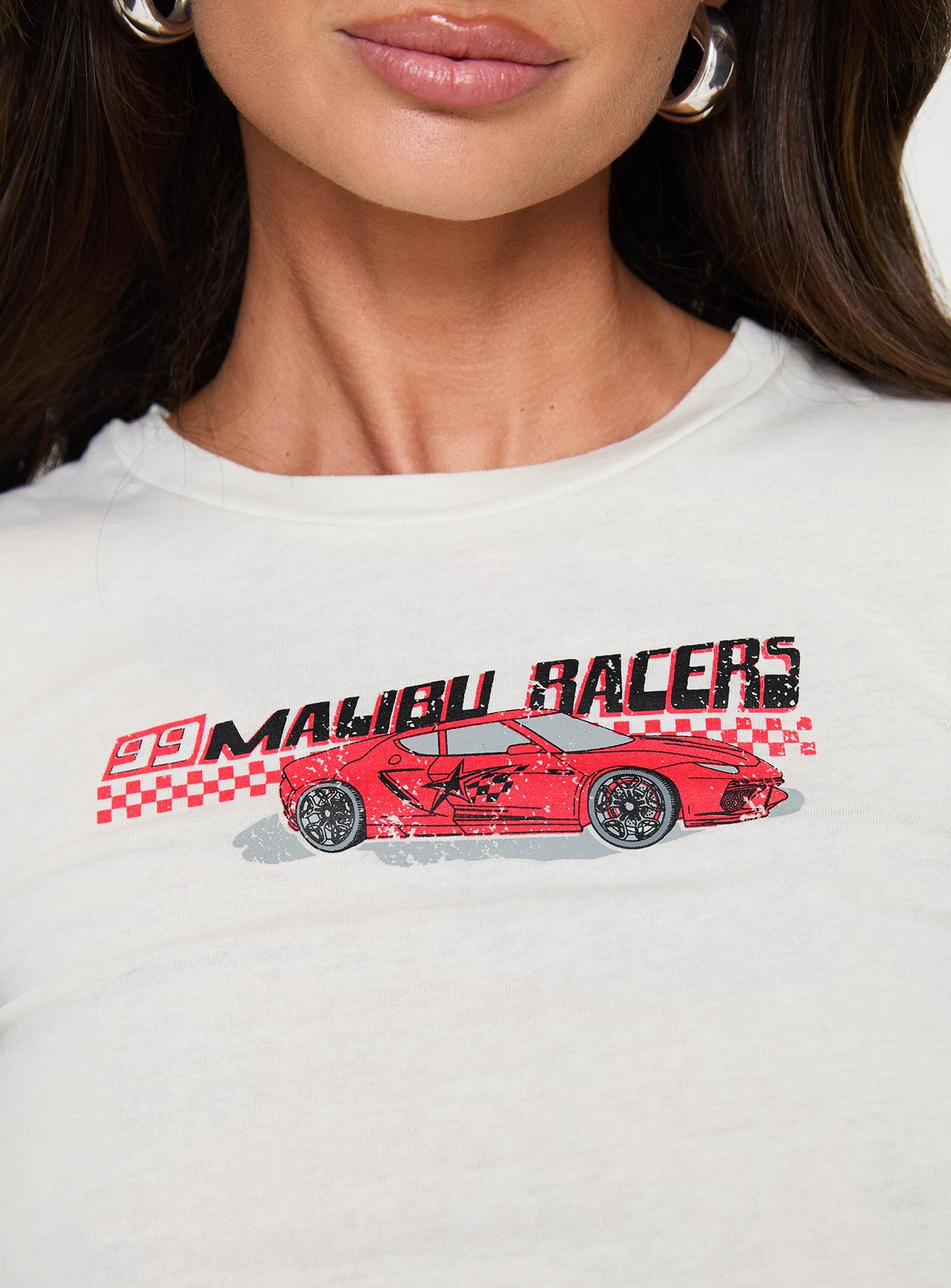 Malibu Racer Tee White - Image 6