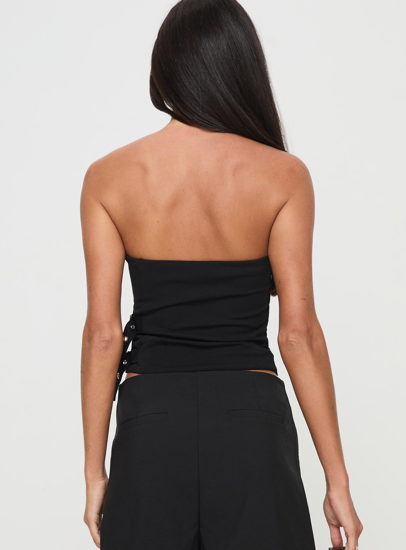 Miles Away Strapless Top Black - Image 6
