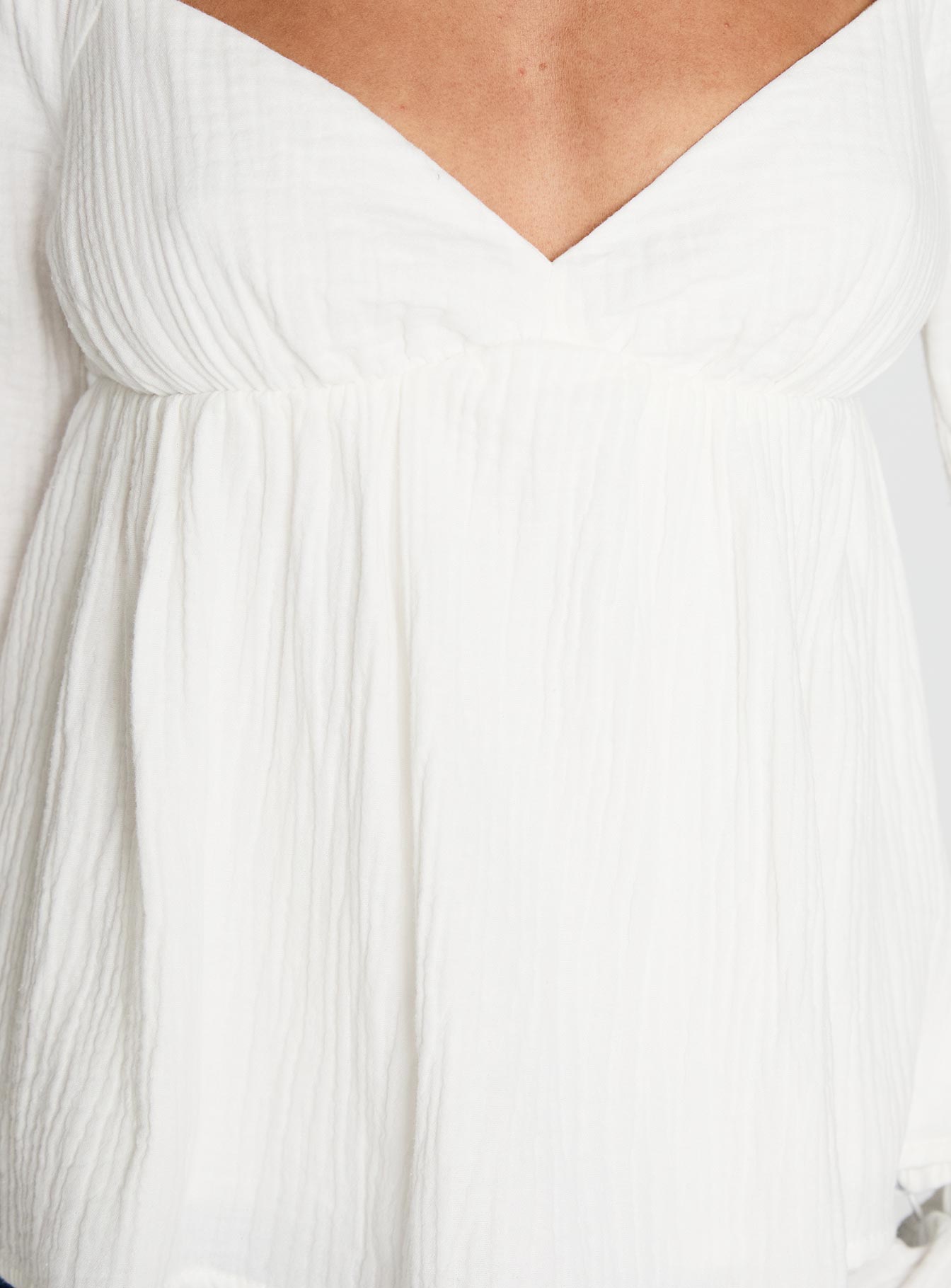 Khalea Long Sleeve Top White - Image 6