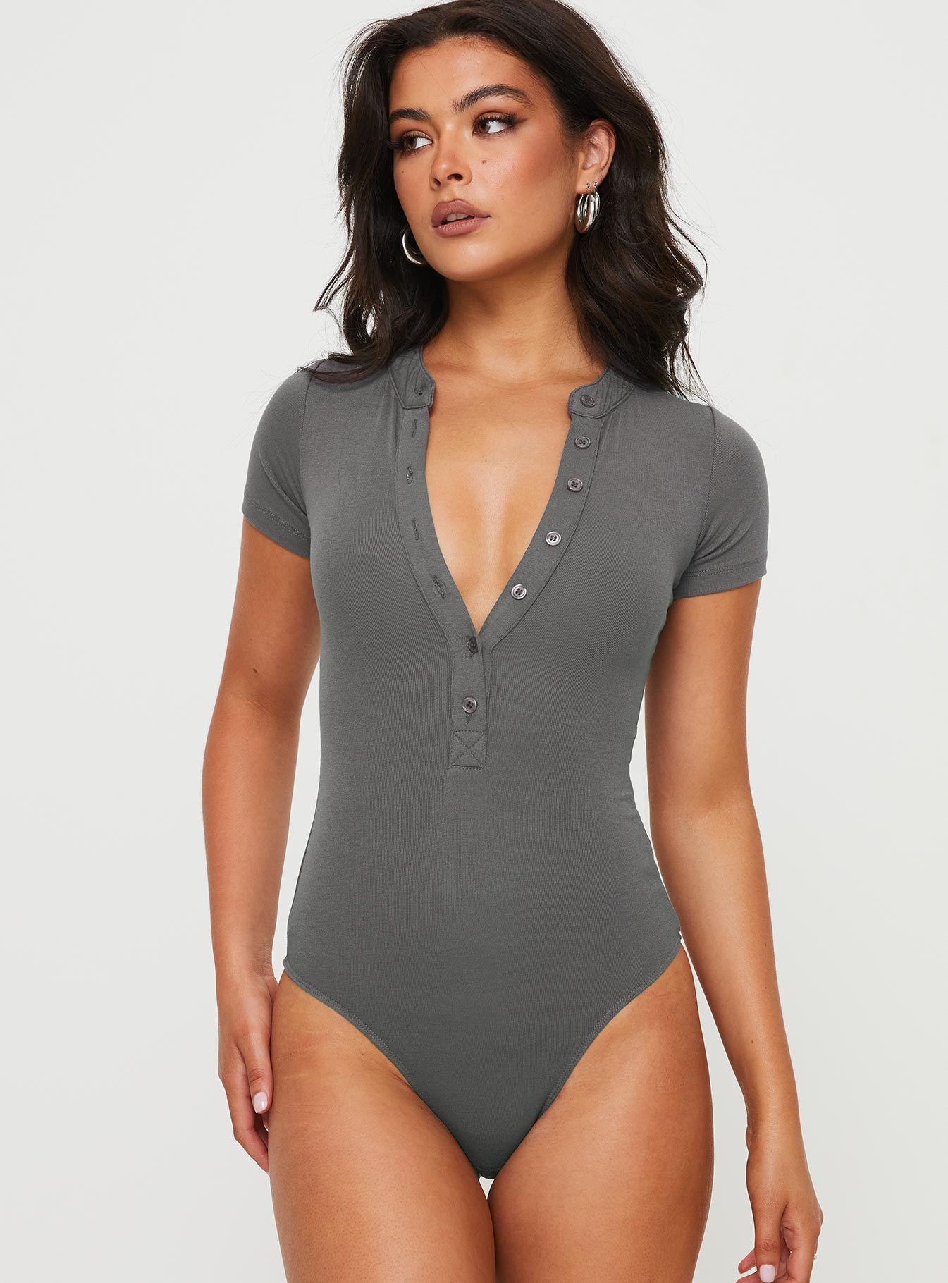 Kandis Bodysuit Marle Grey - Image 6