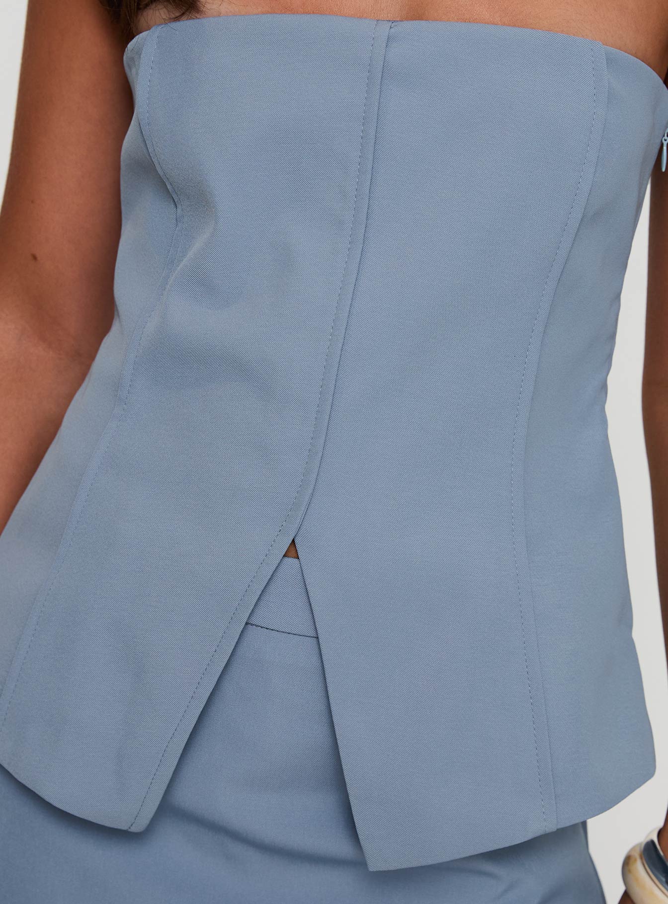 Lavish Living Strapless Top Blue - Image 6